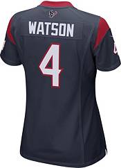 Nike Women's Houston Texans Deshaun Watson #4 Navy Game Jersey product image