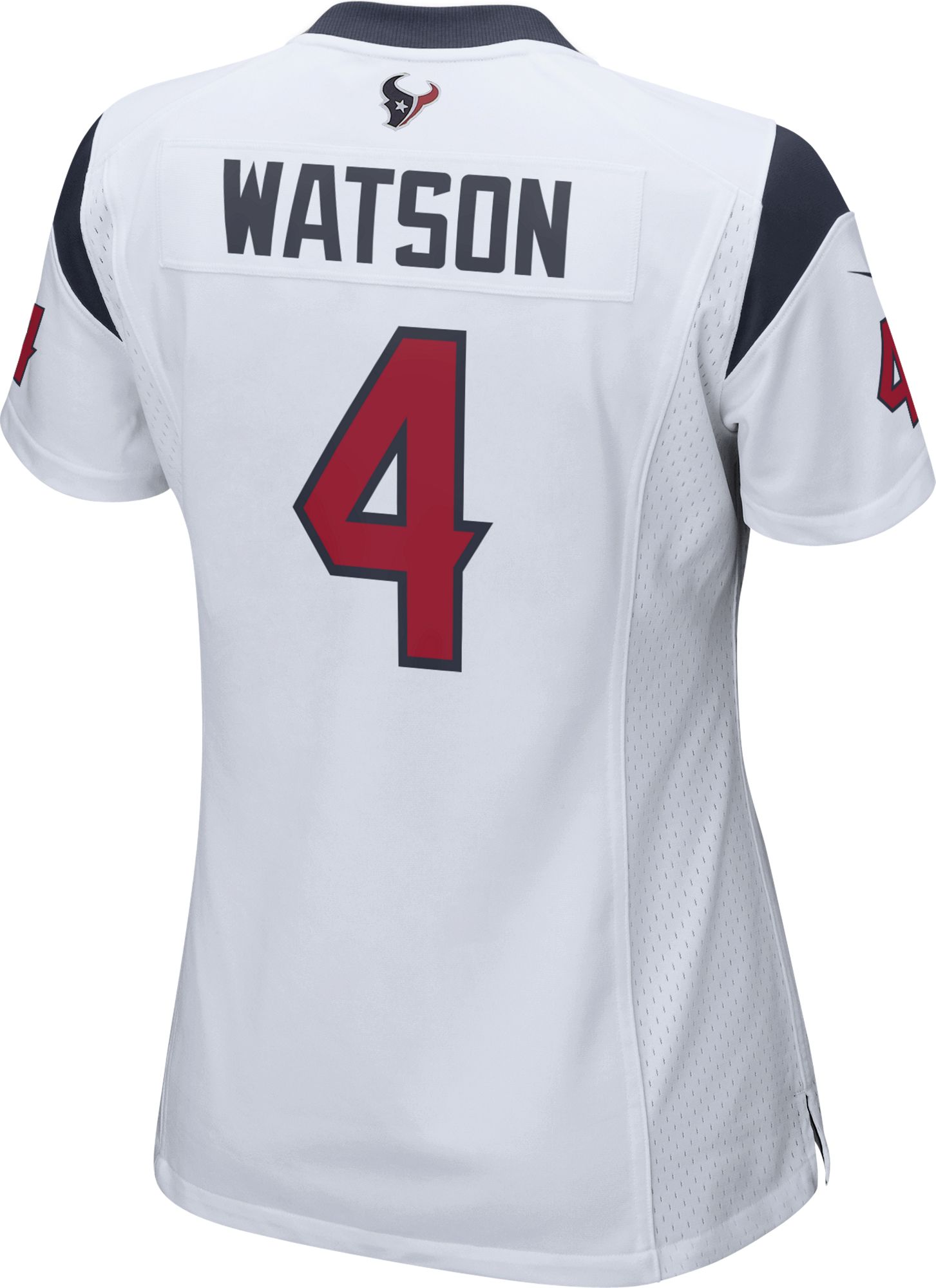 Nike Women's Houston Texans Deshaun Watson #4 White Game Jersey product image