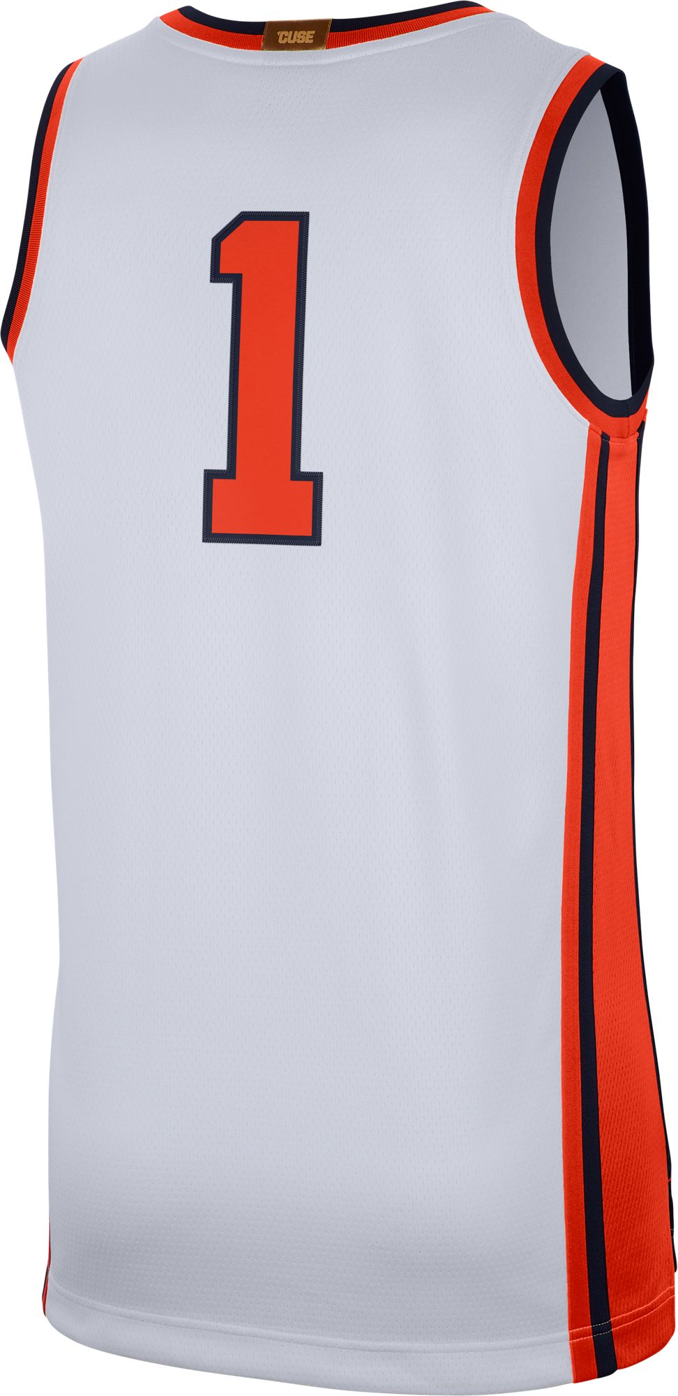 Nike Men's Syracuse Orange #1 Limited Retro Basketball White Jersey product image