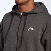  Nike Men's Sportswear Club Fleece Full Zip Hoodie, Vast  Grey/Vast Grey/White, Medium : Clothing, Shoes & Jewelry