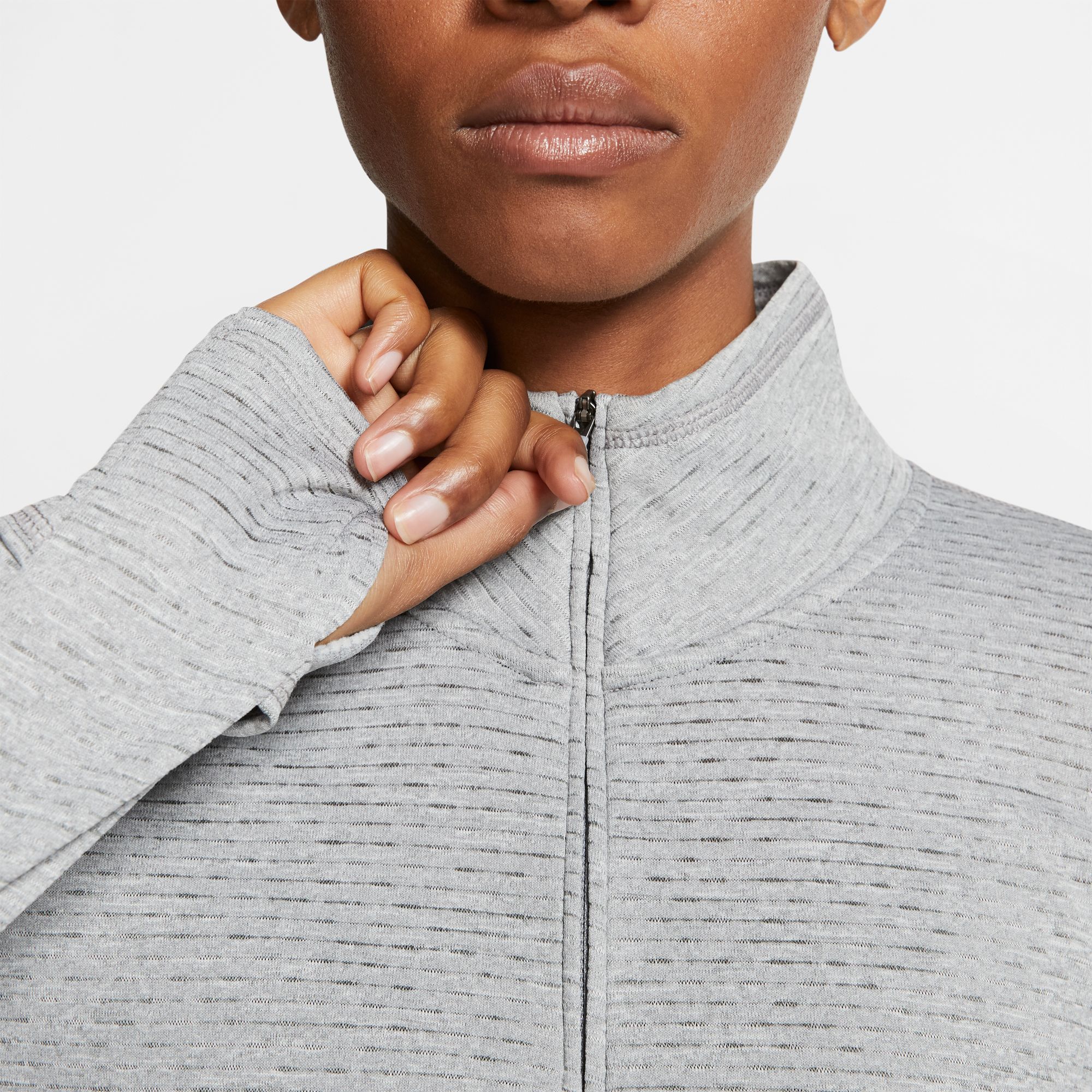 nike sphere half zip running top