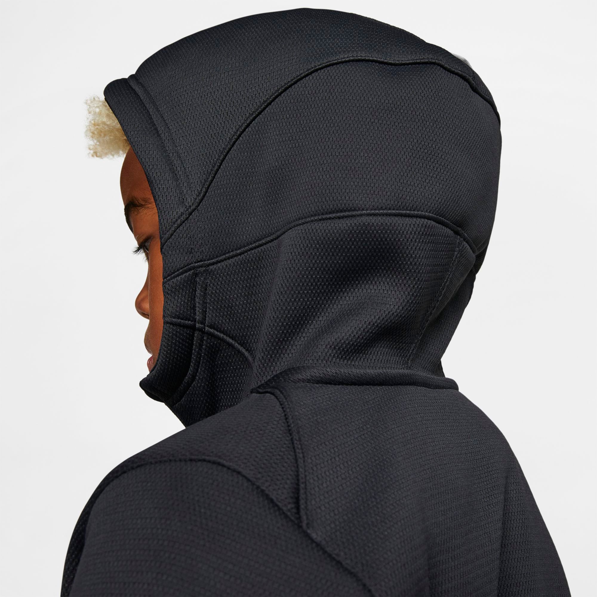 nike team elite stripe hoodie