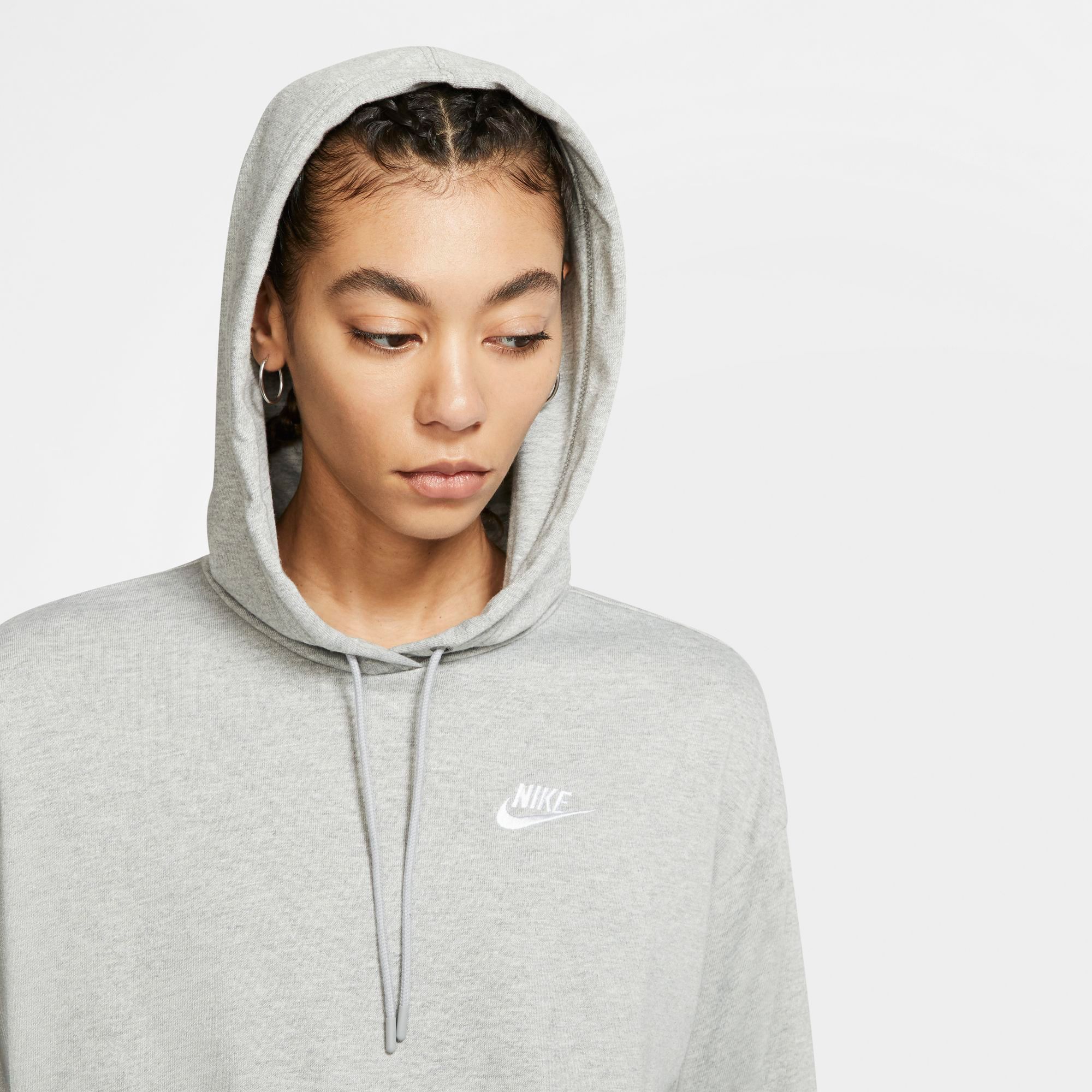 nike women's sportswear jersey hoodie