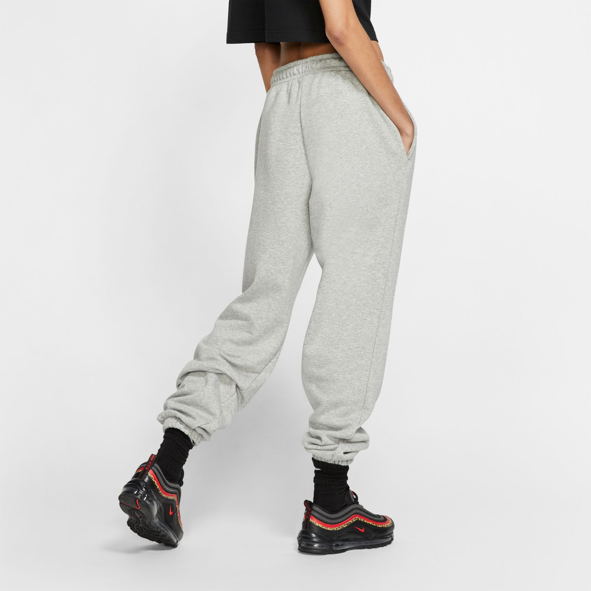 nike women's sportswear loose fleece pants