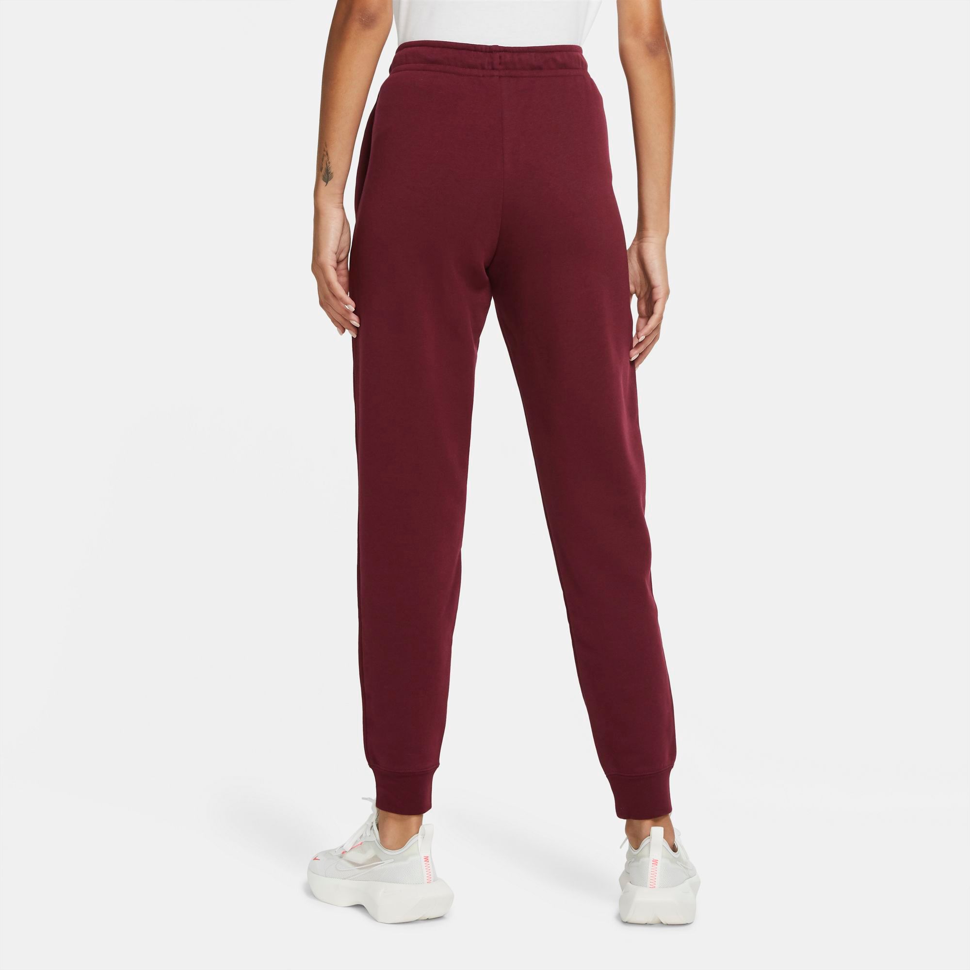 womens red nike joggers
