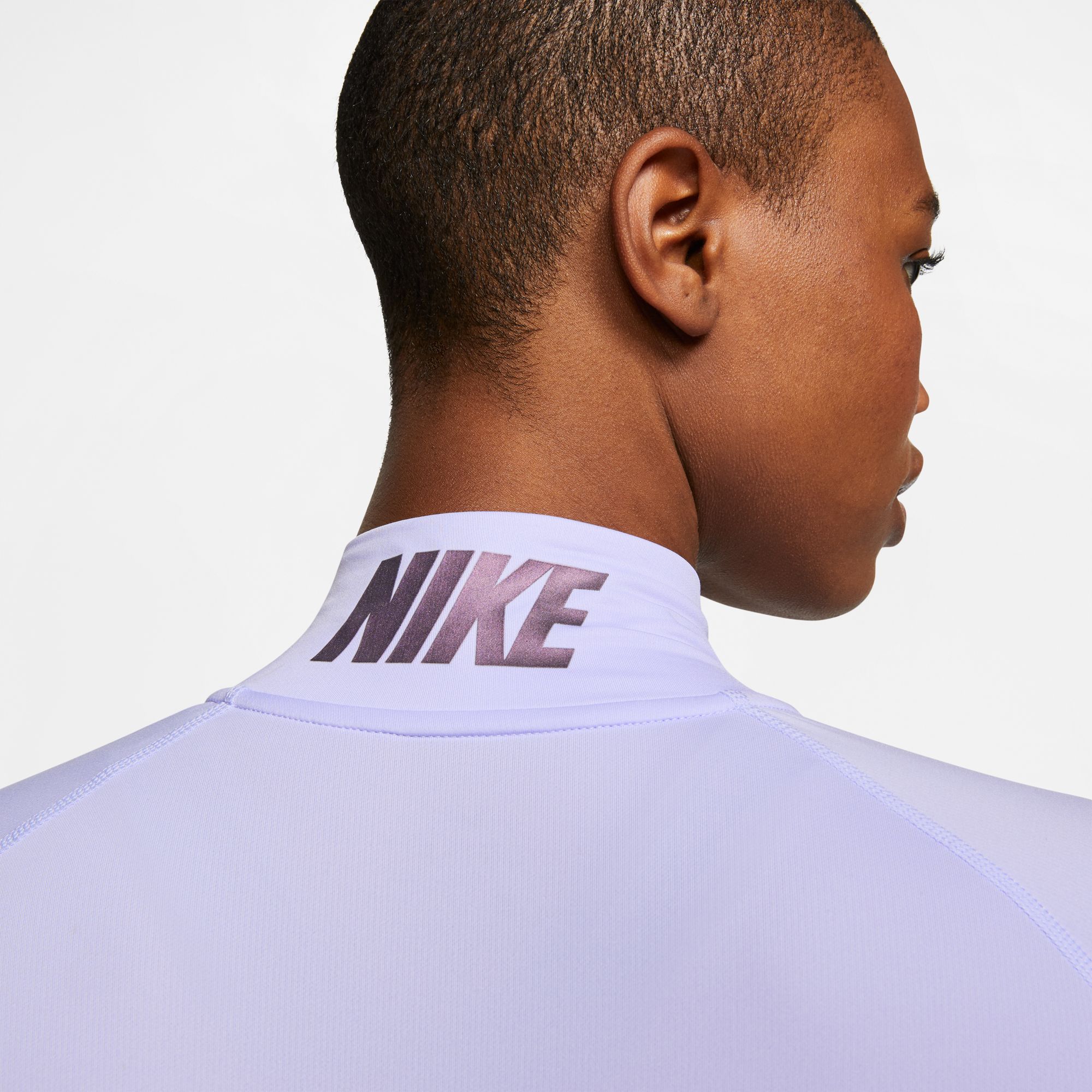 Nike Women's Pro Warm Side Stripe 1/2 Zip Long Sleeve Shirt product image