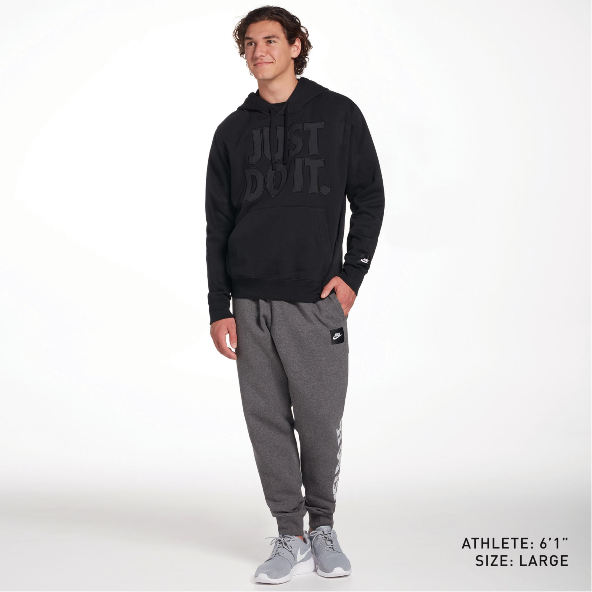 Nike Men's Sportswear Just Do It Fleece Pullover Hoodie product image