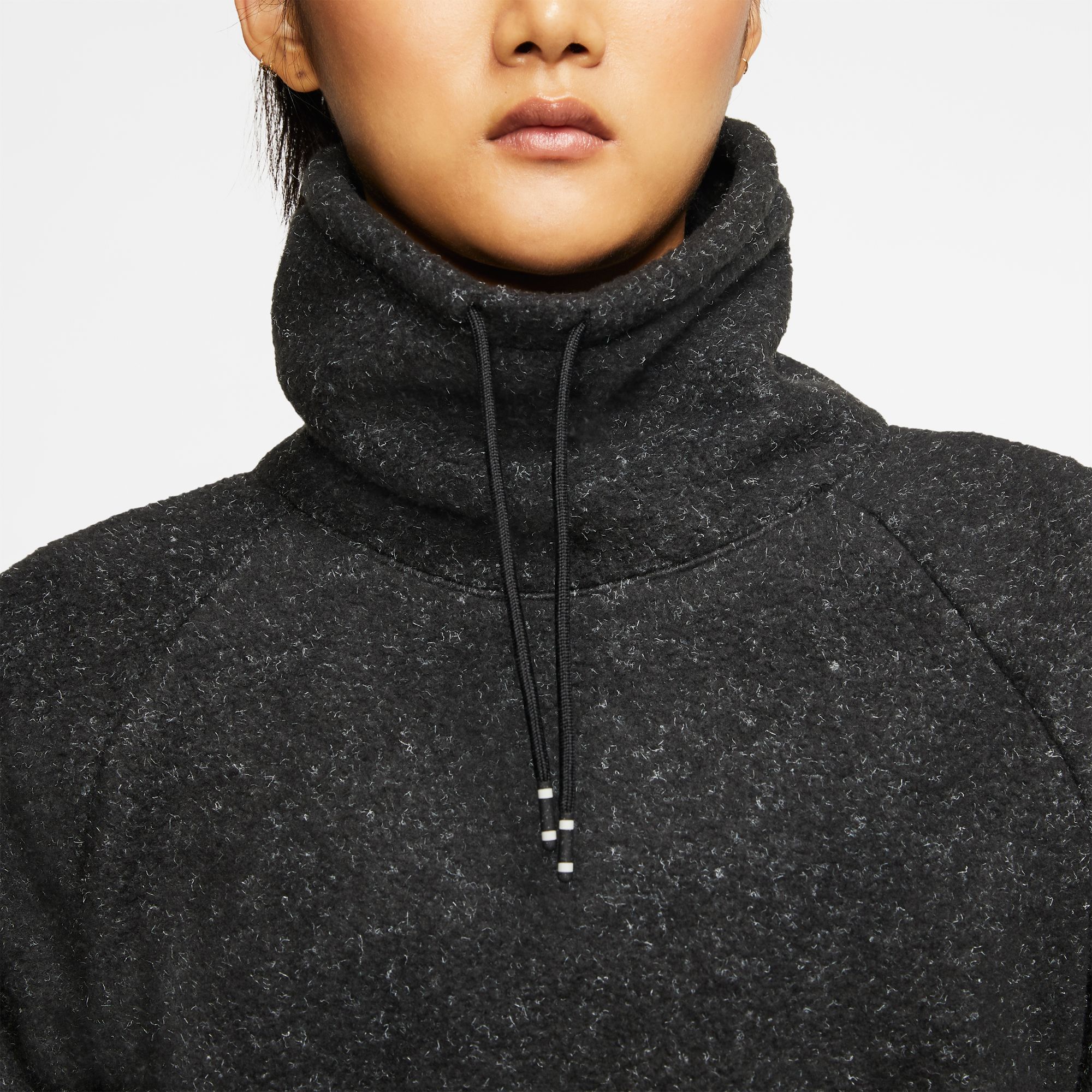nike fleece cowl neck