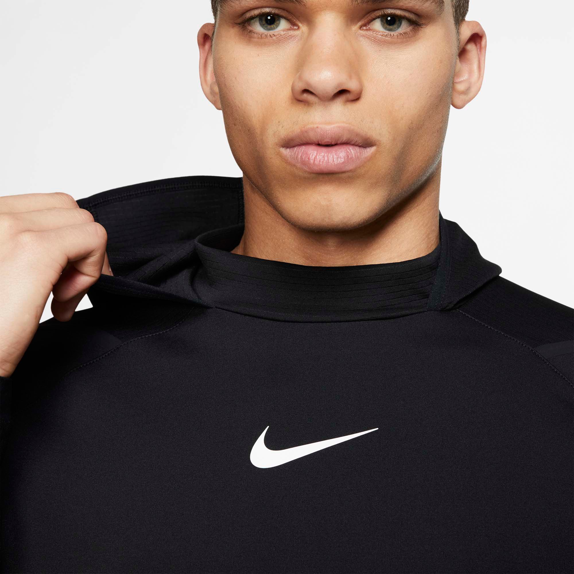 nike men's pro pullover hoodie