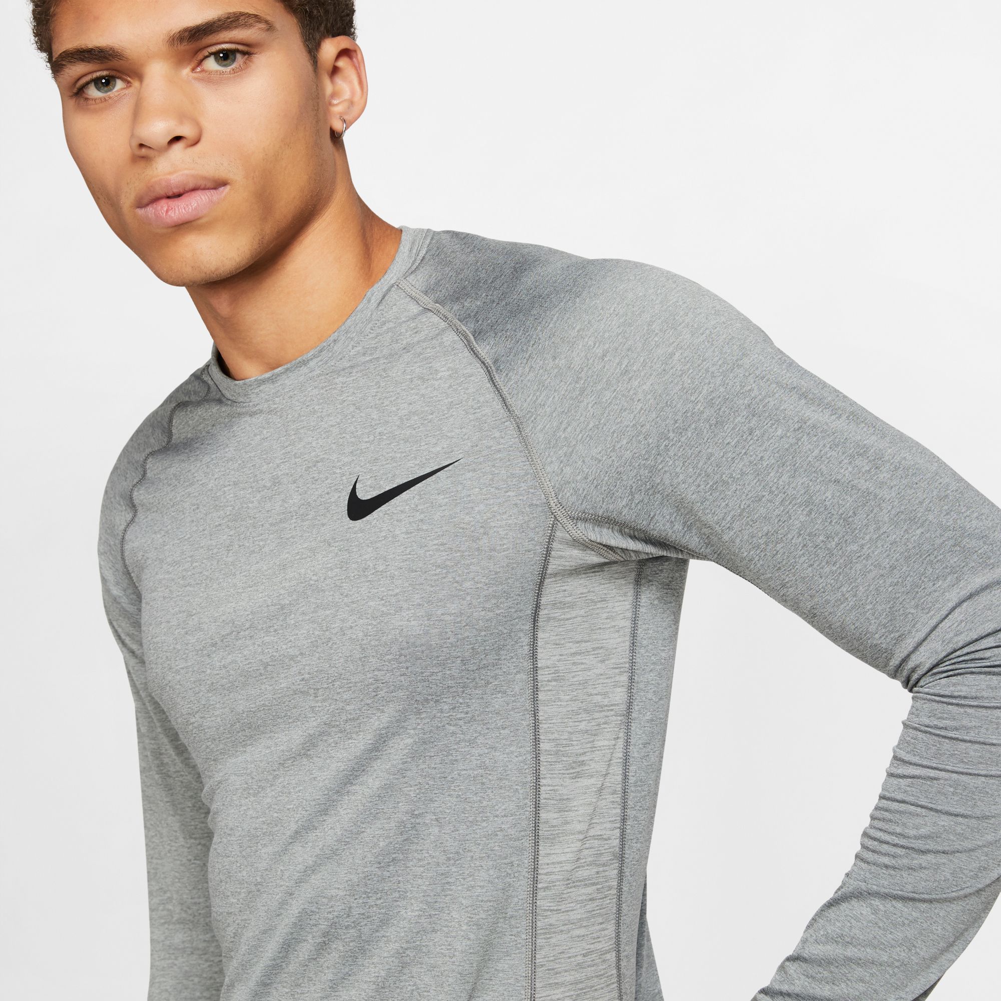 nike men's pro slim fit long sleeve shirt