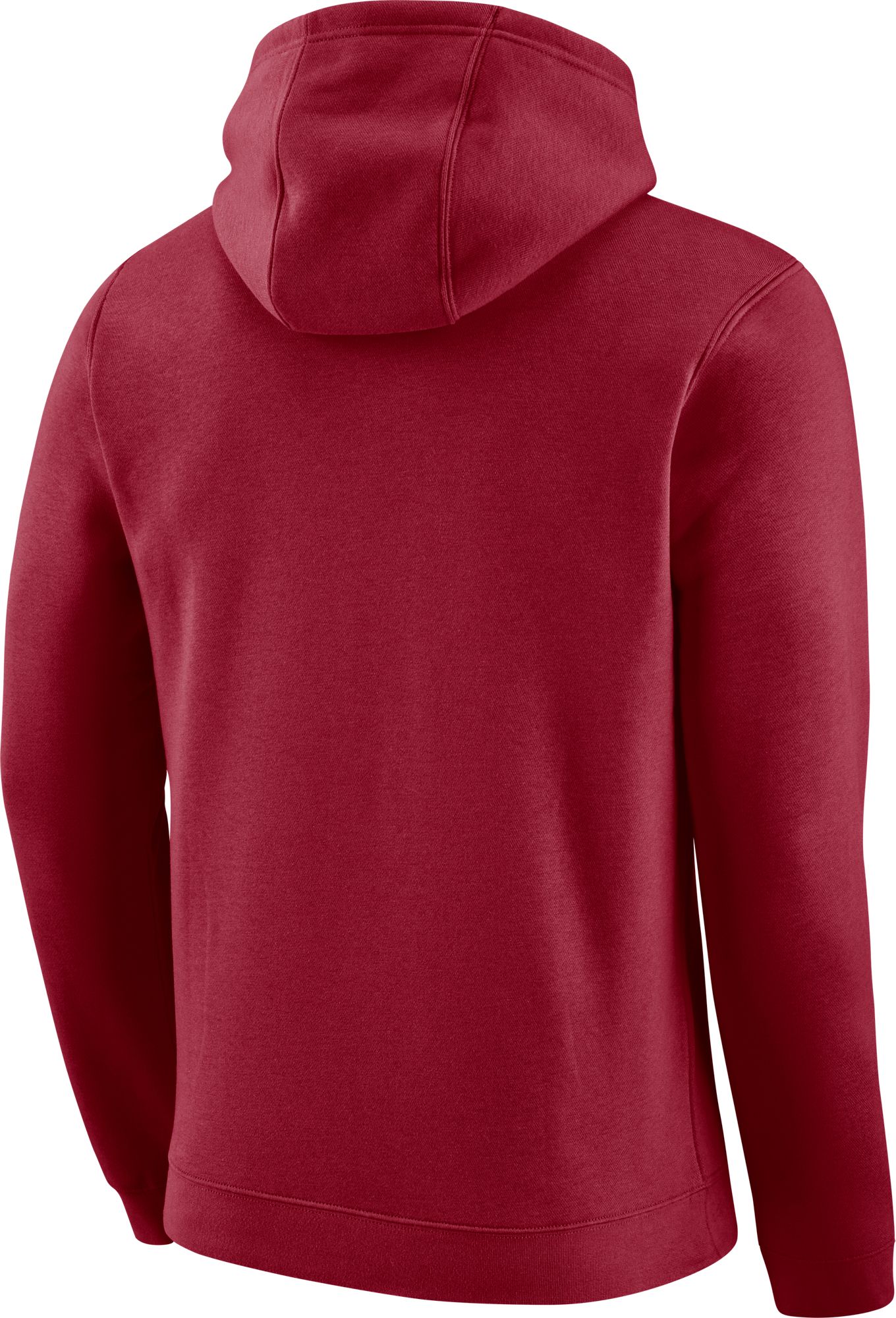Nike Men's Arkansas Razorbacks Cardinal Club Arch Pullover Fleece Hoodie product image