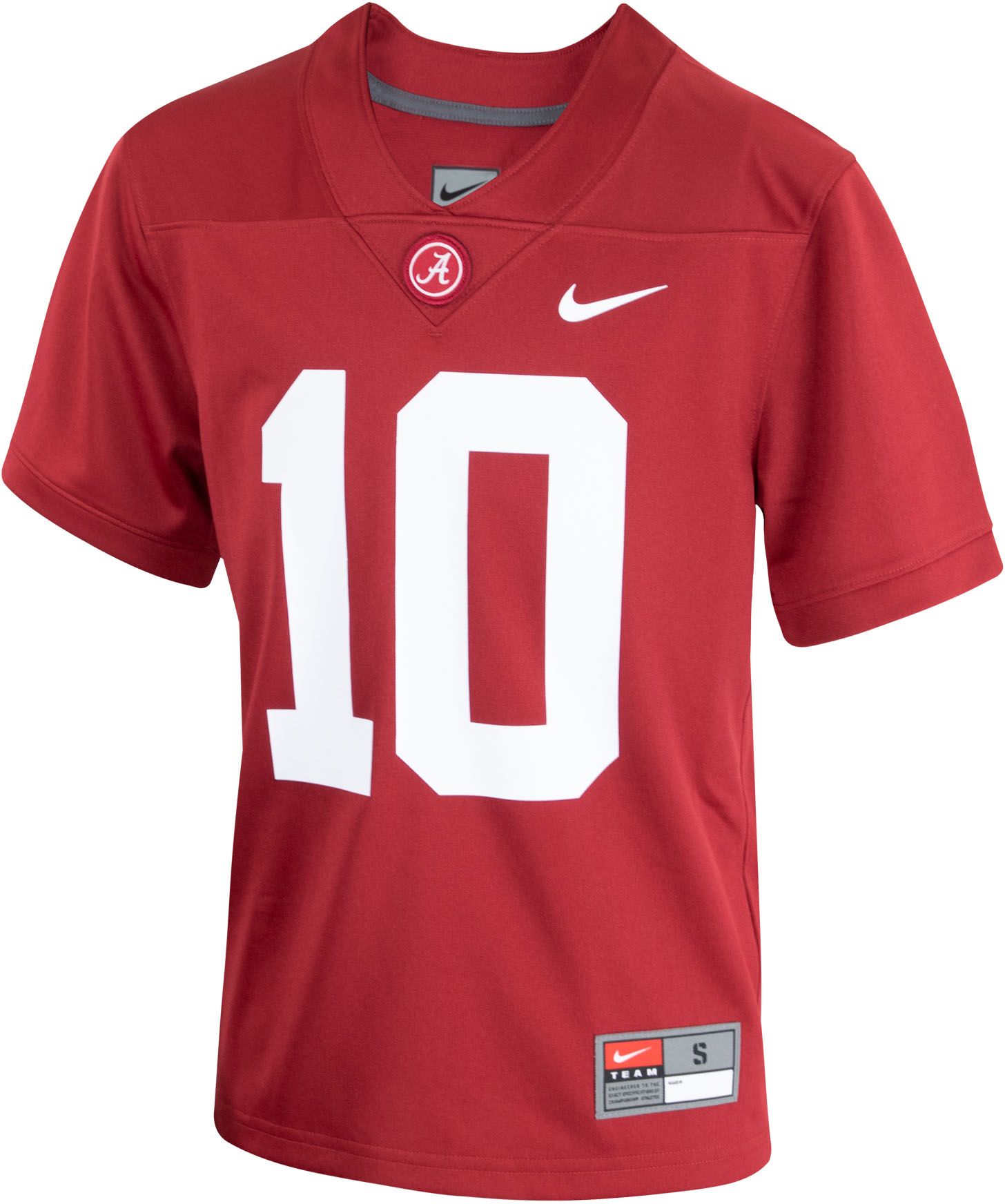 Nike Men's Alabama Crimson Tide Mac Jones #10 Crimson Dri-FIT Game Football Jersey product image