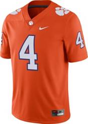Nike Men's Deshaun Watson Clemson Tigers #4 Orange Dri-FIT Game Football Jersey