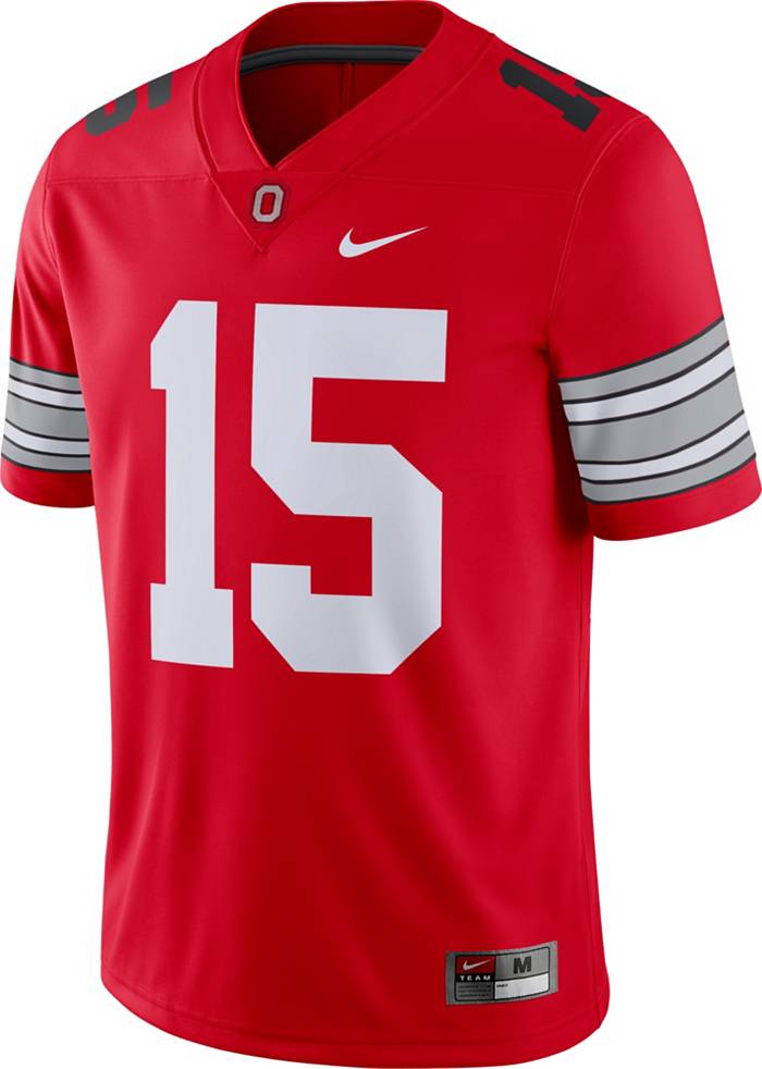 Men's Ohio State Buckeyes Personalized Nike Red Game Jersey