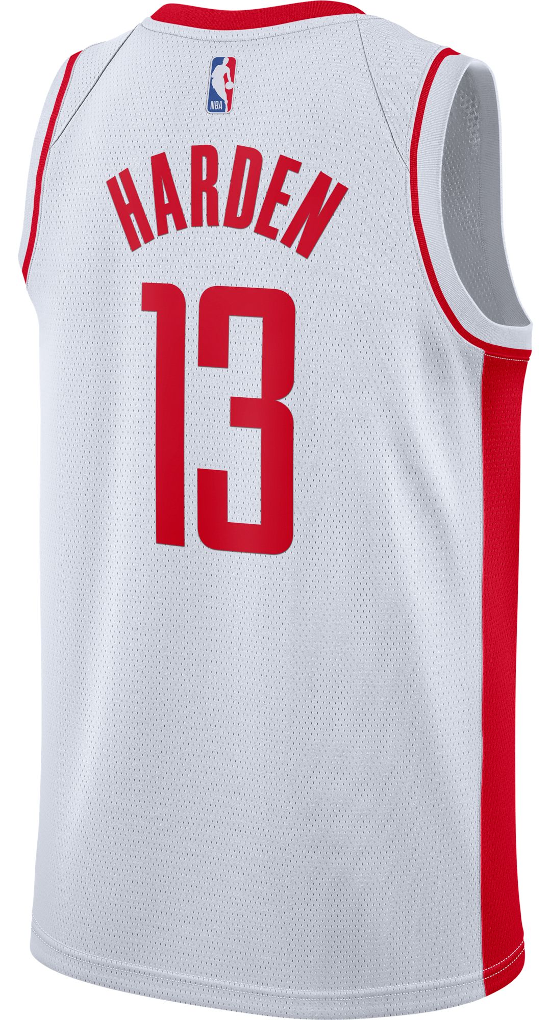 Nike Men's Houston Rockets James Harden #13 White Dri FIT Swingman Jersey Nike Men's Houston Rockets James Harden #13 White Dri FIT Swingman Jersey
