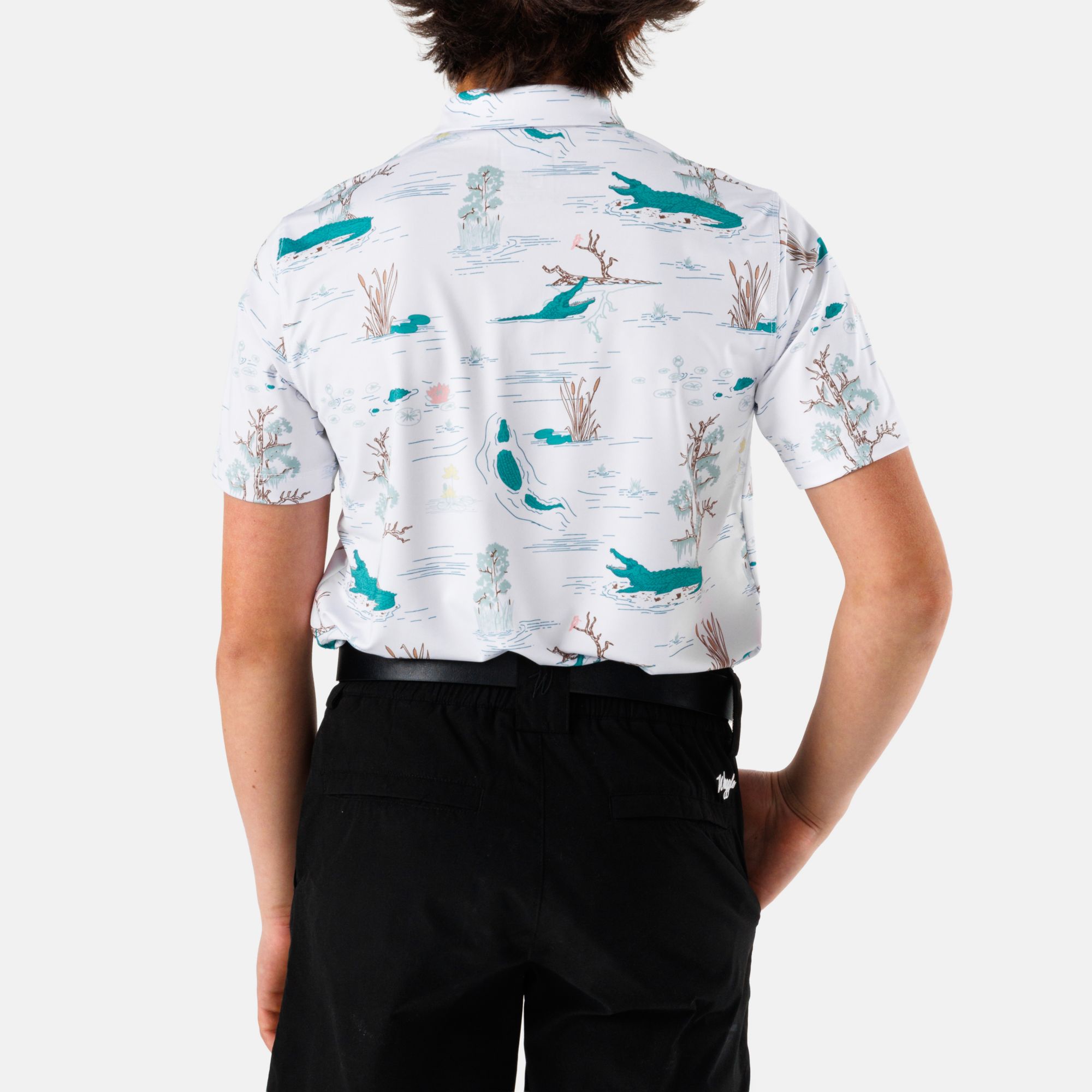 Waggle Boys Water Hazard Golf Polo product image