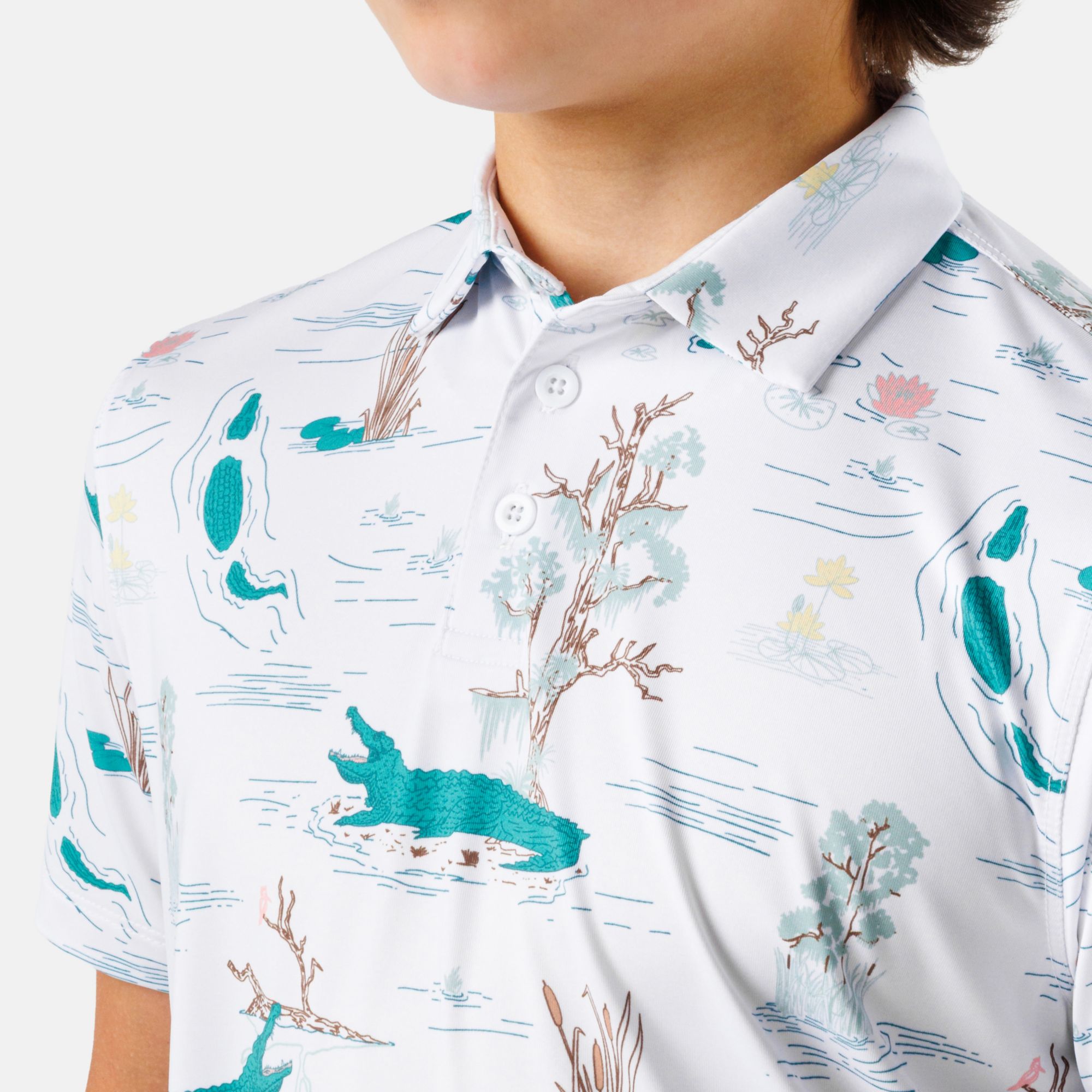 Waggle Boys Water Hazard Golf Polo product image