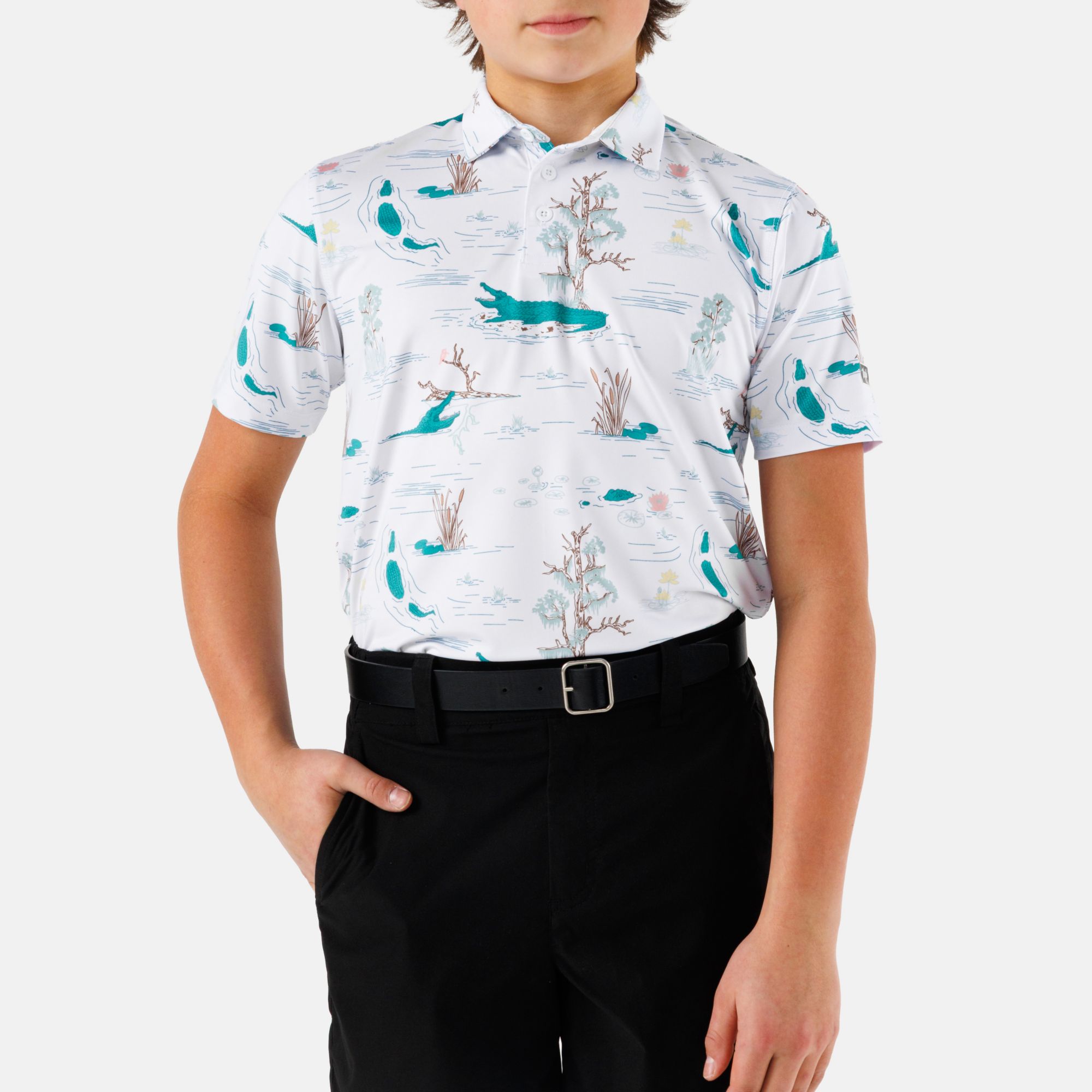 Waggle Boys Water Hazard Golf Polo product image