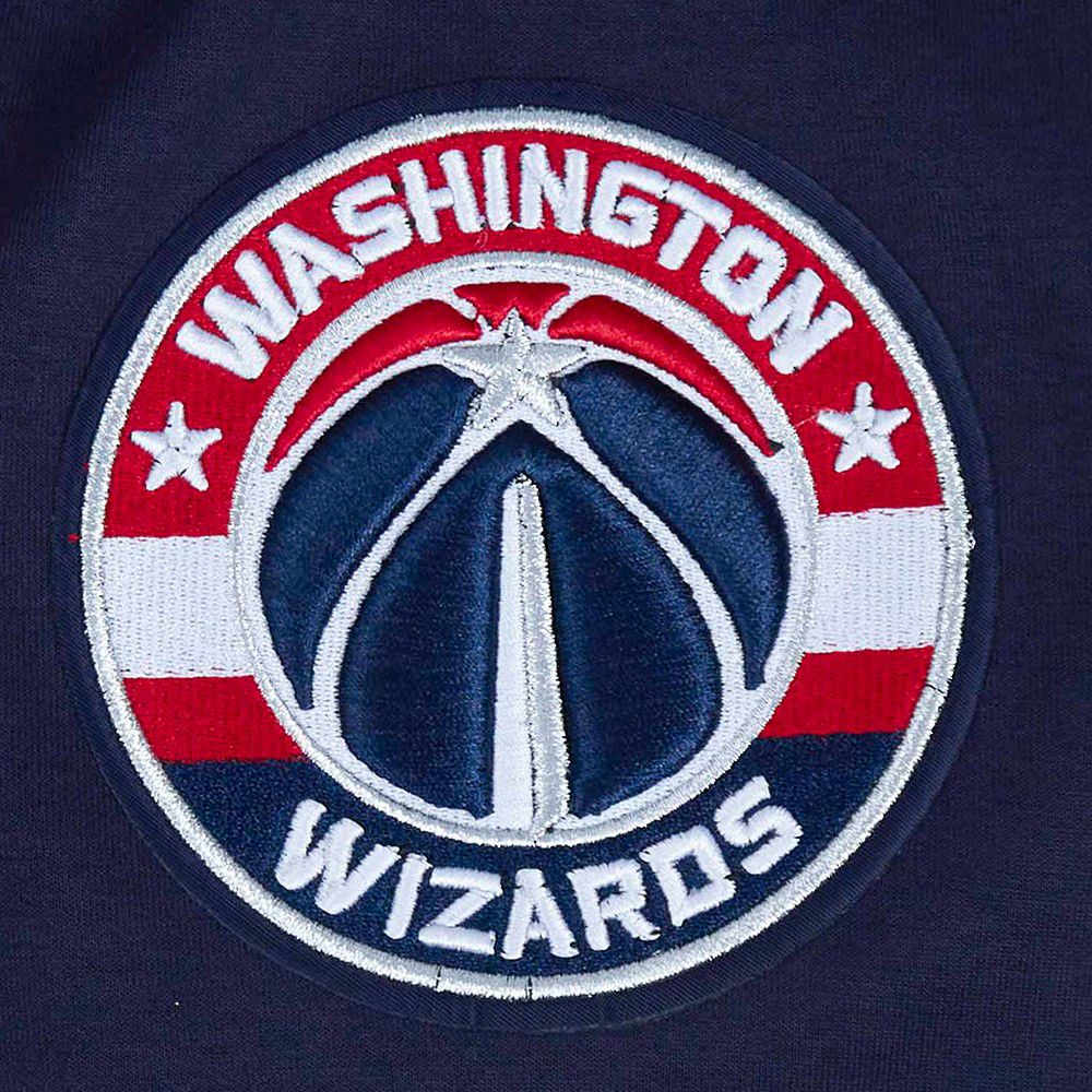 Pro Standard Men's Washington Wizards Navy Classic Chenille Full Zip Hoodie product image