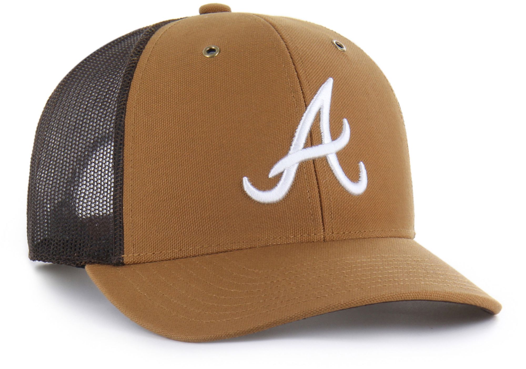 Carhartt x '47 Adult Atlanta Braves Brown Adjustable Trucker Hat product image