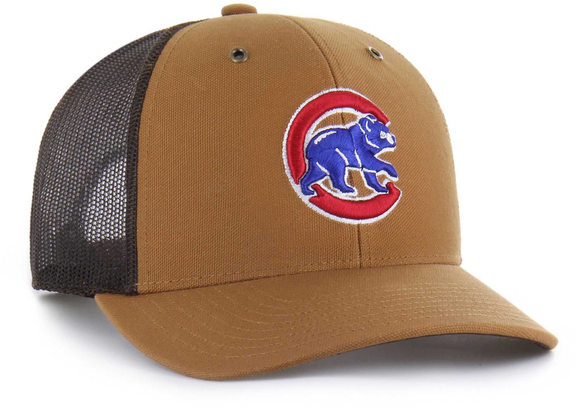 Carhartt x '47 Adult Chicago Cubs Brown Adjustable Trucker Hat product image