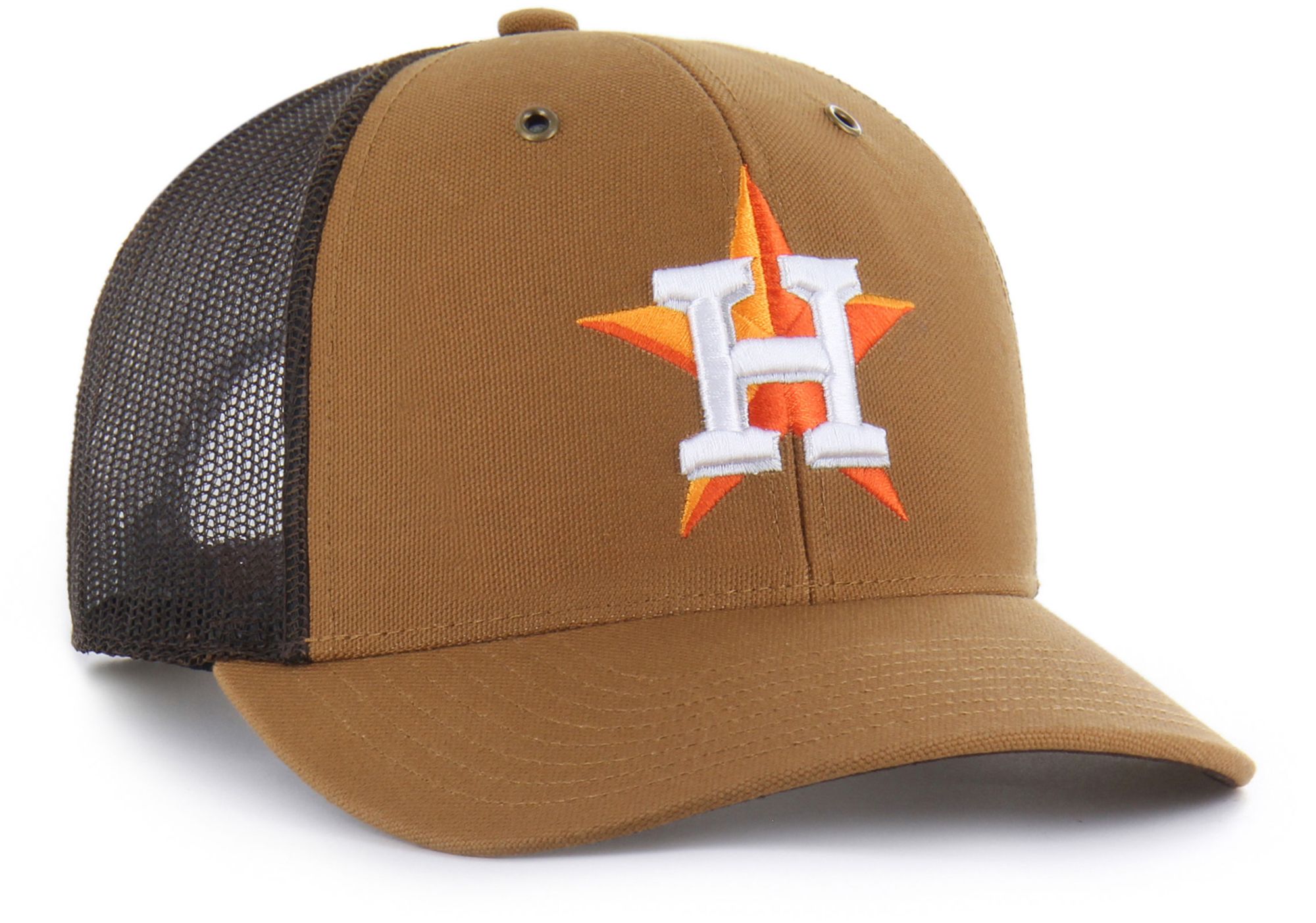 Carhartt x '47 Adult Houston Astros Brown Adjustable Trucker Hat