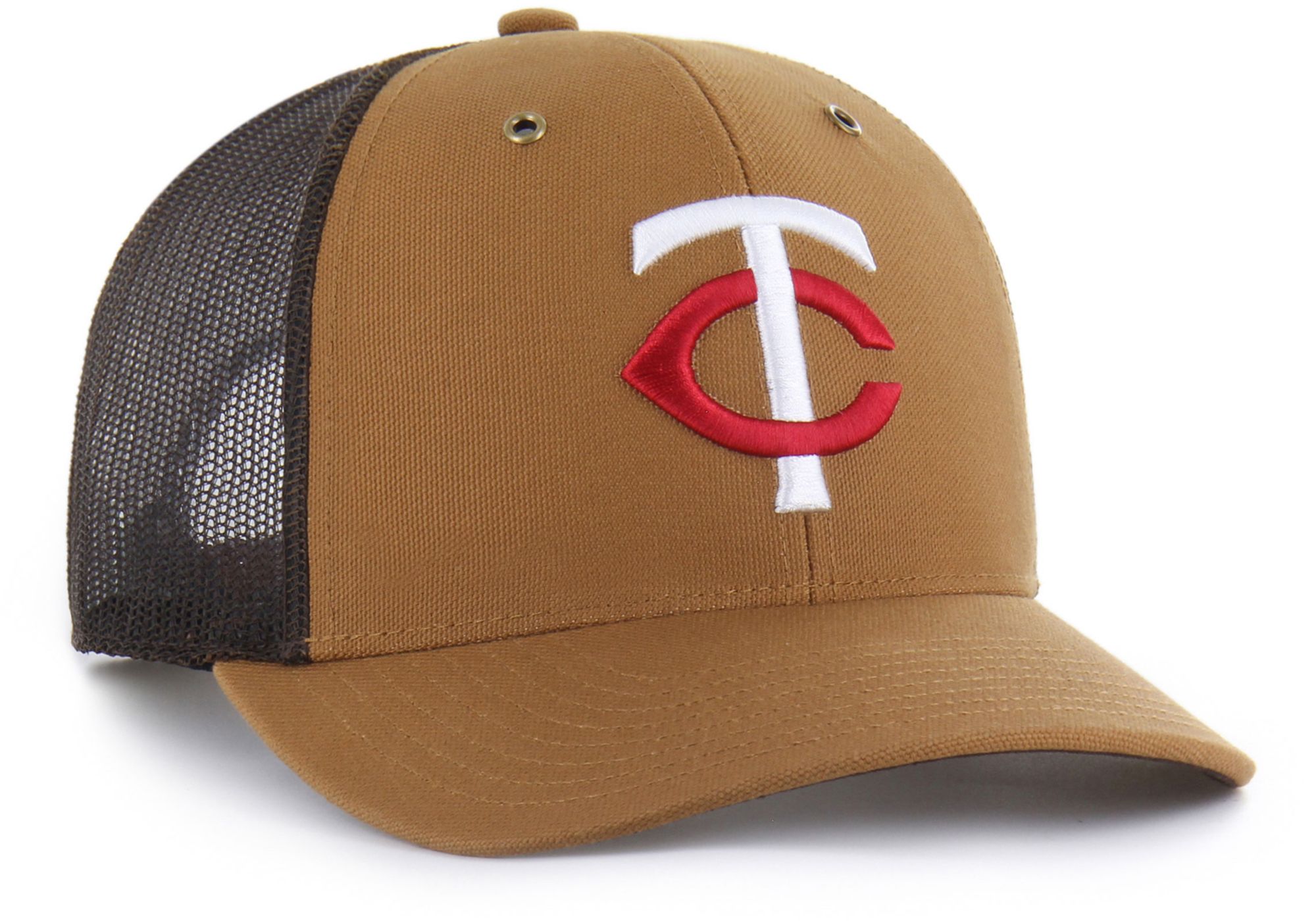 Carhartt x '47 Adult Minnesota Twins Brown Adjustable Trucker Hat product image