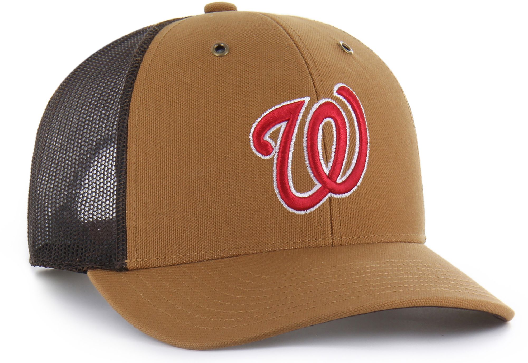 Carhartt x '47 Adult Washington Nationals Brown Adjustable Trucker Hat product image