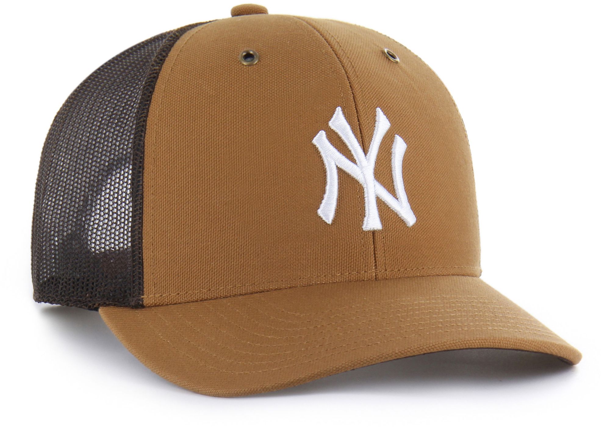 Carhartt x '47 Adult New York Yankees Brown Adjustable Trucker Hat product image