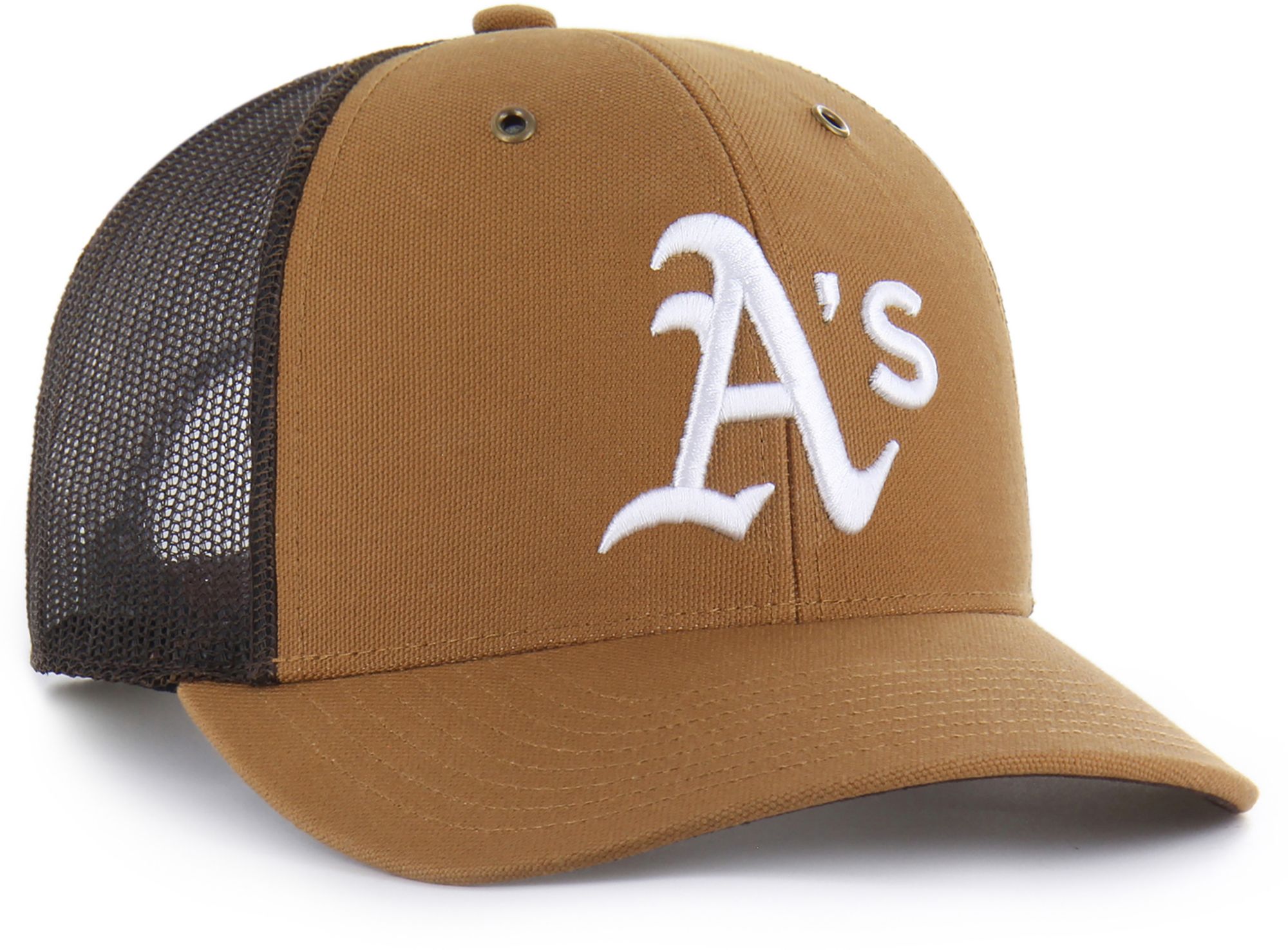 Carhartt x '47 Adult Athletics Brown Adjustable Trucker Hat product image