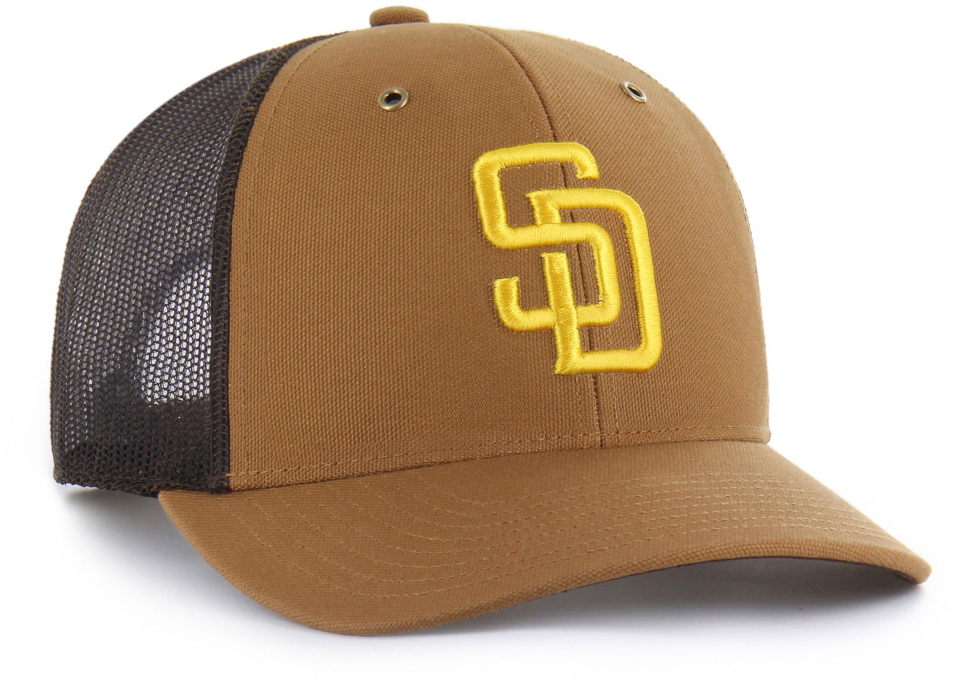 Carhartt x '47 Adult San Diego Padres Brown Adjustable Trucker Hat product image