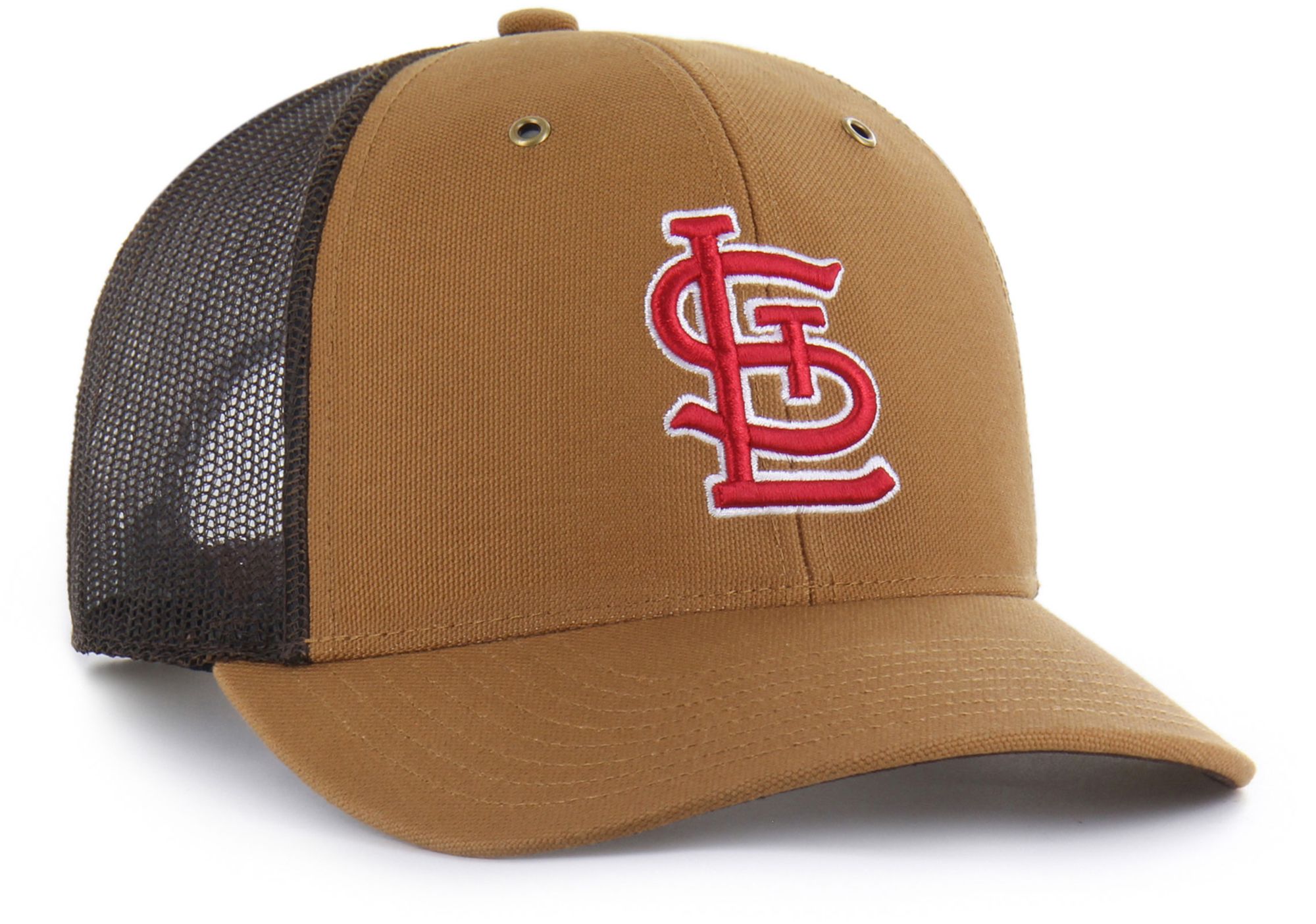 Carhartt x '47 Adult St. Louis Cardinals Brown Adjustable Trucker Hat product image