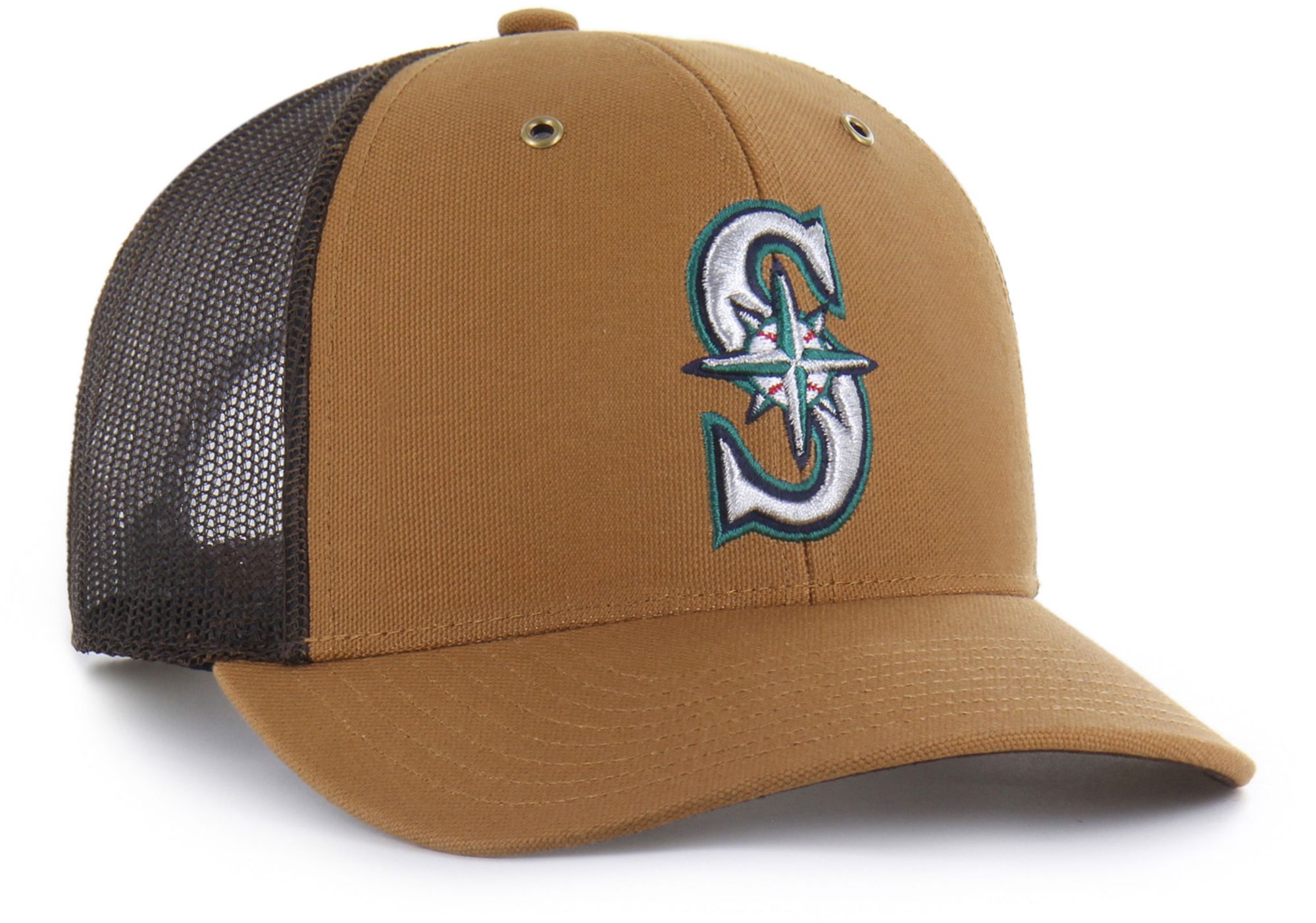 Carhartt x '47 Adult Seattle Mariners Brown Adjustable Trucker Hat product image