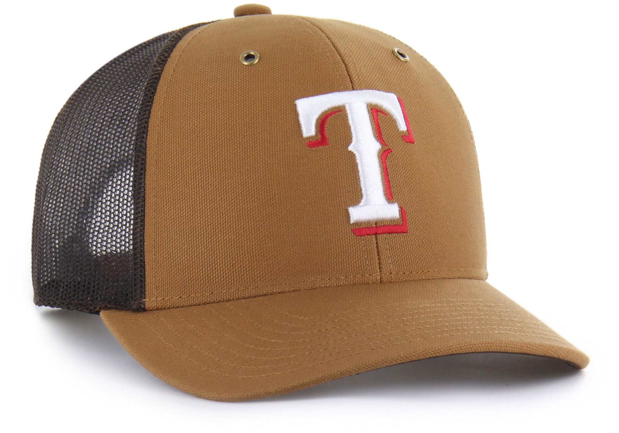 Carhartt x '47 Adult Texas Rangers Brown Adjustable Trucker Hat product image