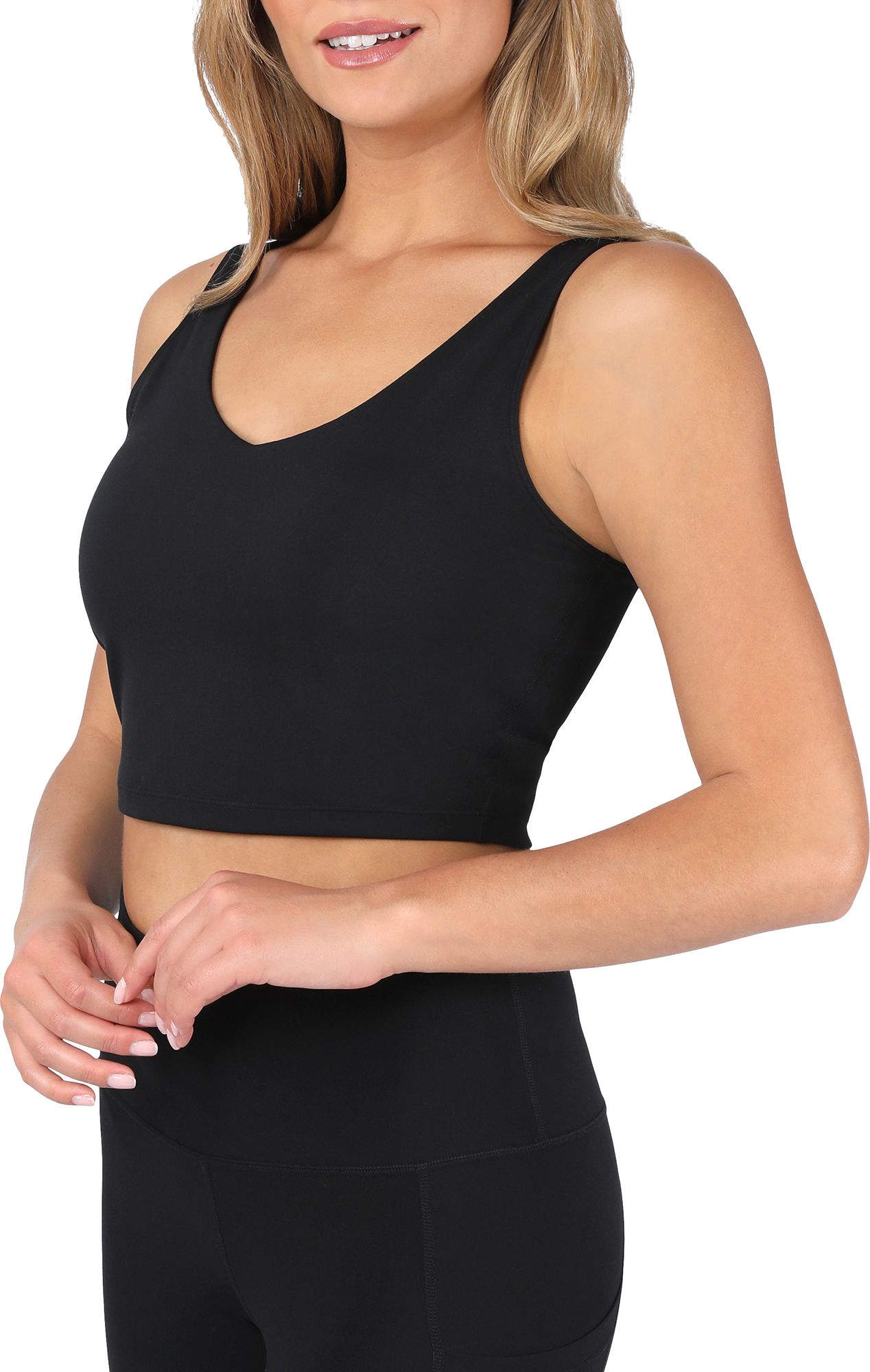 90 Degree by Reflex Women's Lux Cloud Support Cropped Bra Top product image