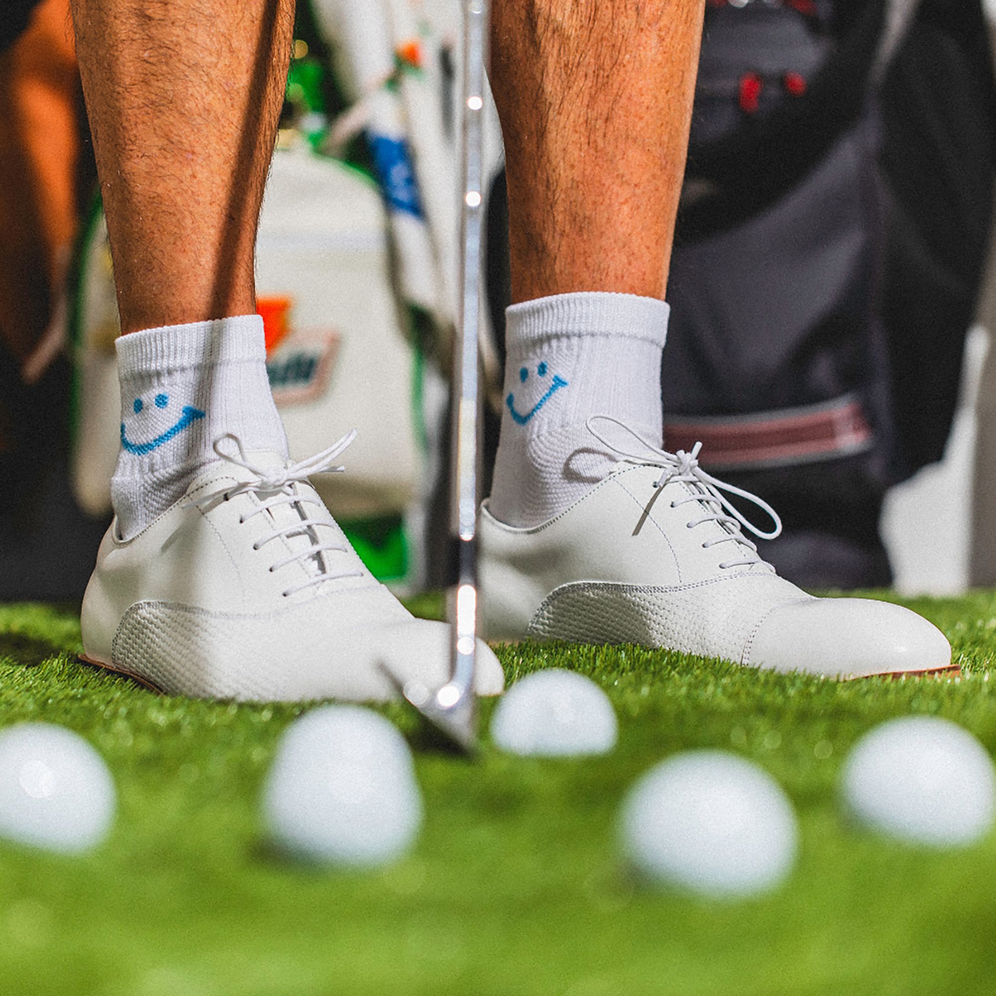 Del Campo Golf Smiley Golf Sock product image