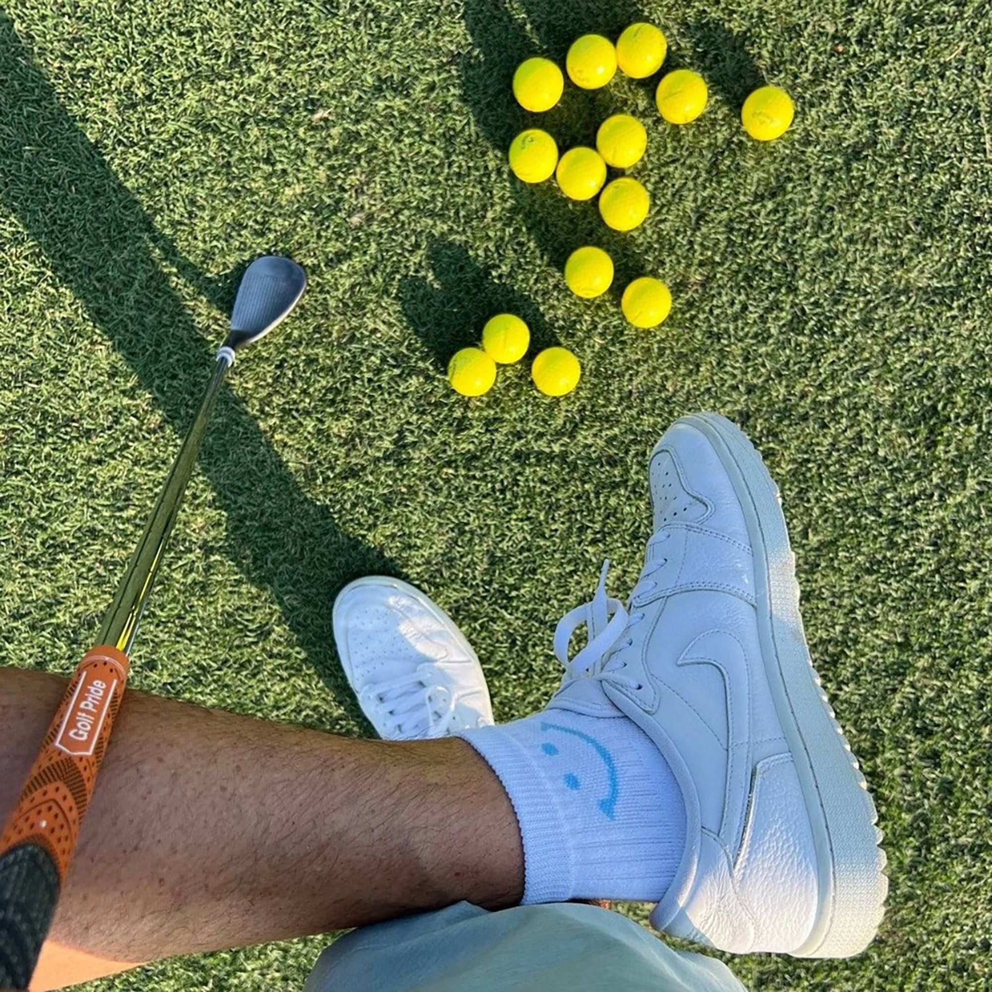 Del Campo Golf Smiley Golf Sock product image