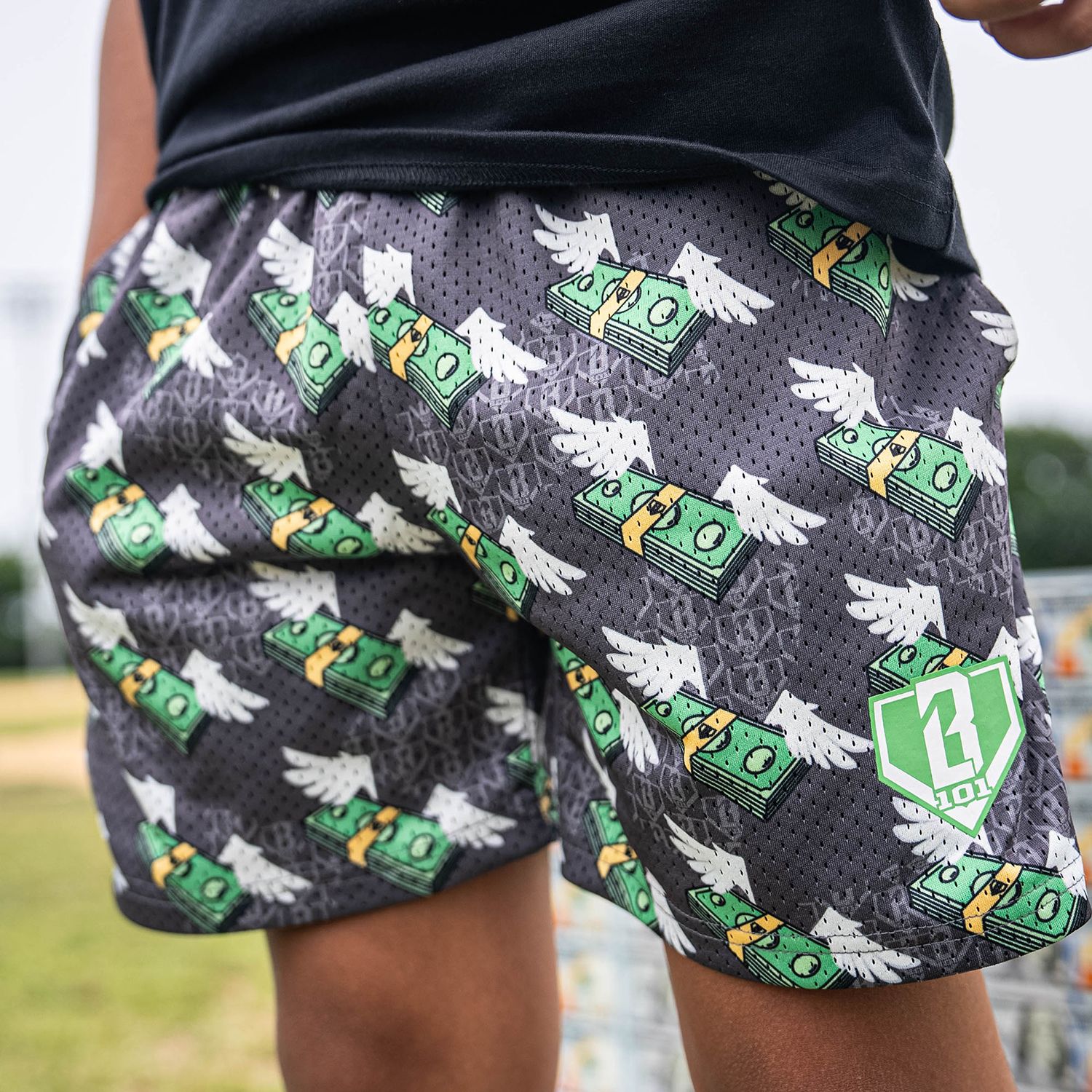Baseball Lifestyle 101 Boys' Bag Chaser Shorts product image