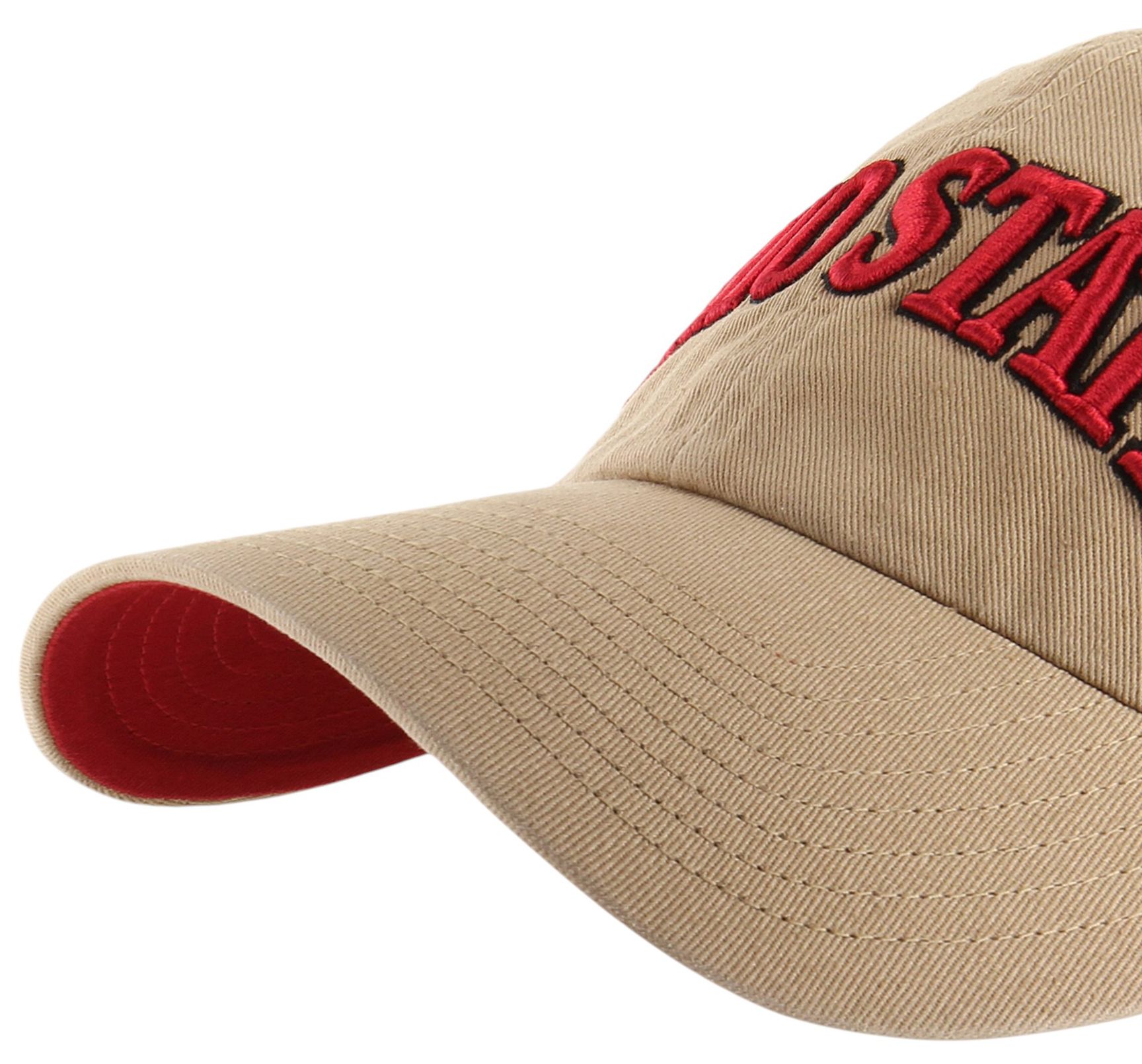 '47 Adult Ohio State Buckeyes Khaki Archie Under Clean Up Adjustable Hat product image