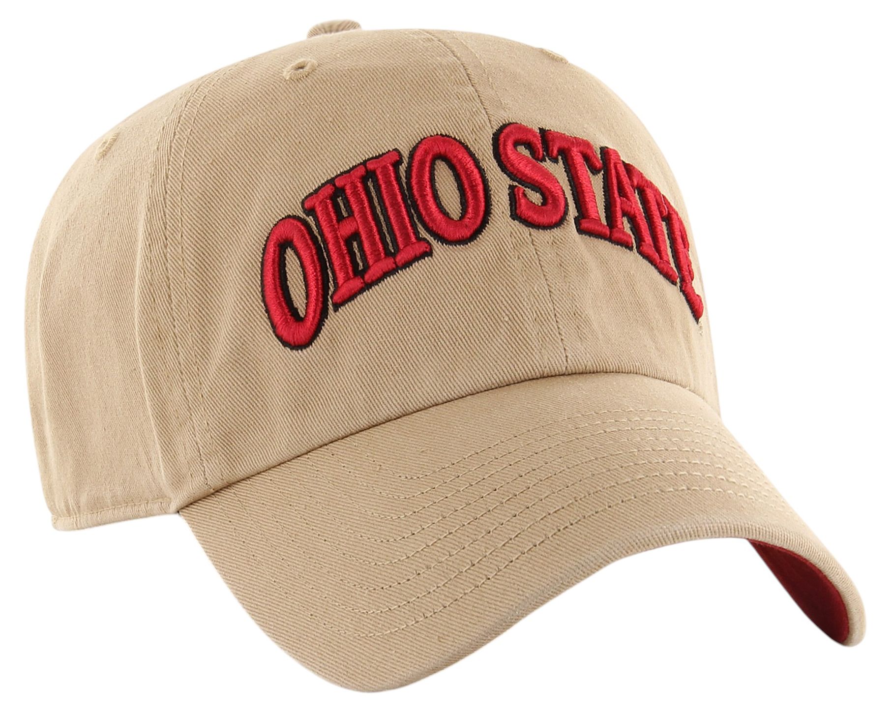 '47 Adult Ohio State Buckeyes Khaki Archie Under Clean Up Adjustable Hat product image