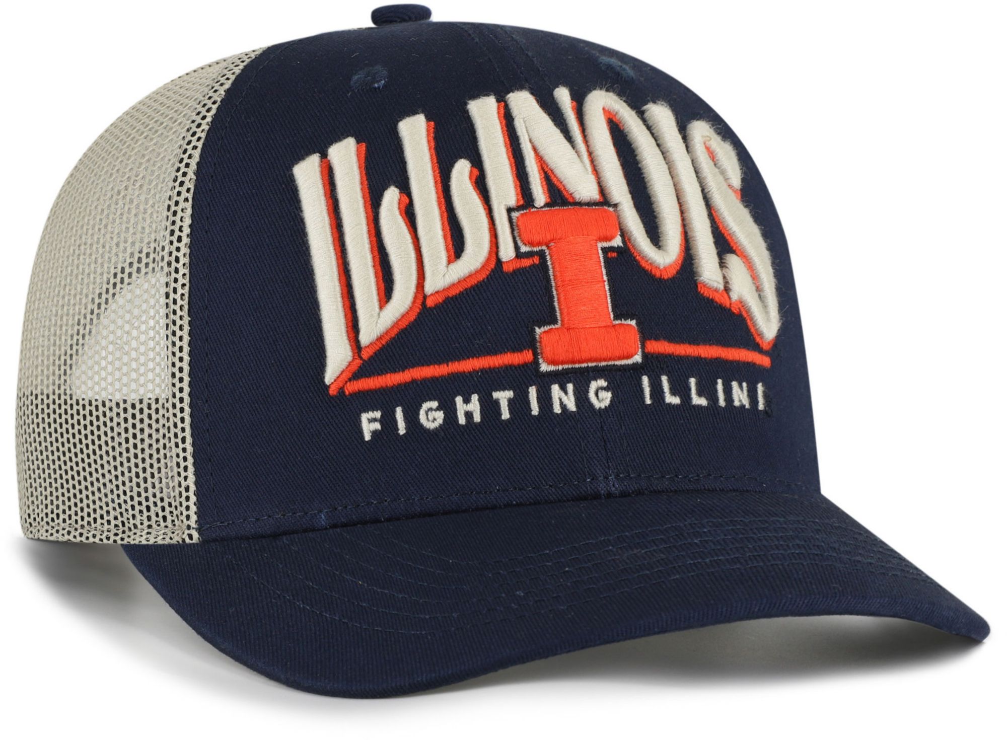 47 Adult Illinois Fighting Illini Navy Arid Adjustable Trucker Hat product image