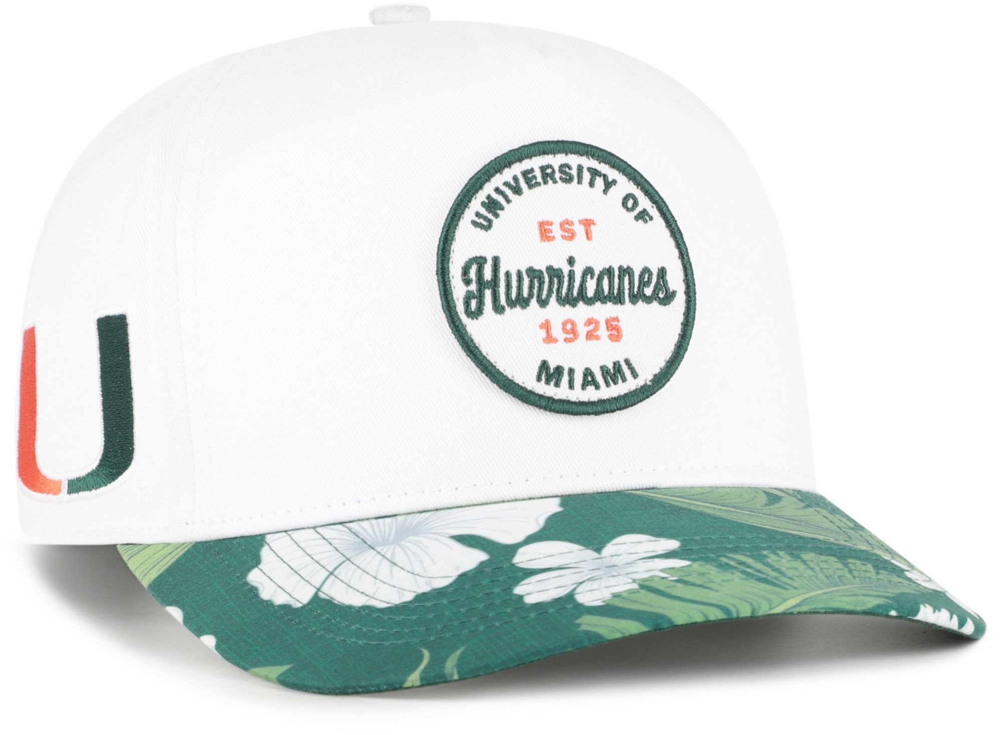 '47 Adult Miami Hurricanes White Beach Side Hitch Adjustable Hat product image