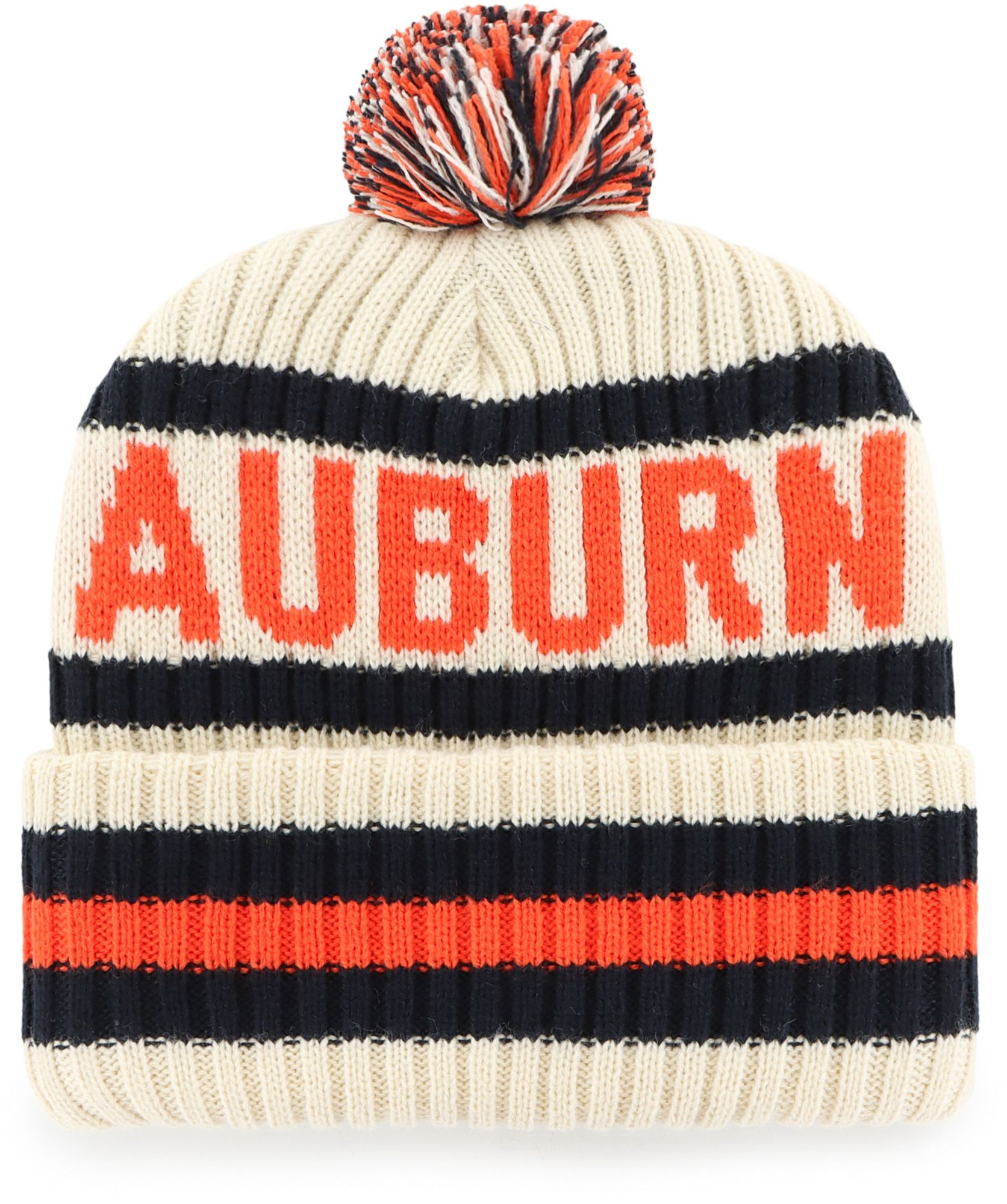 '47 Adult Auburn Tigers Natural Bering Knit Beanie product image