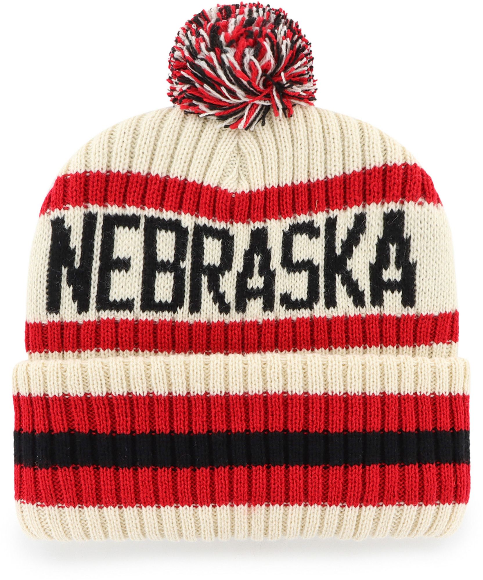 47 Adult Nebraska Cornhuskers Natural Bering Knit Beanie Dick's - Main Image