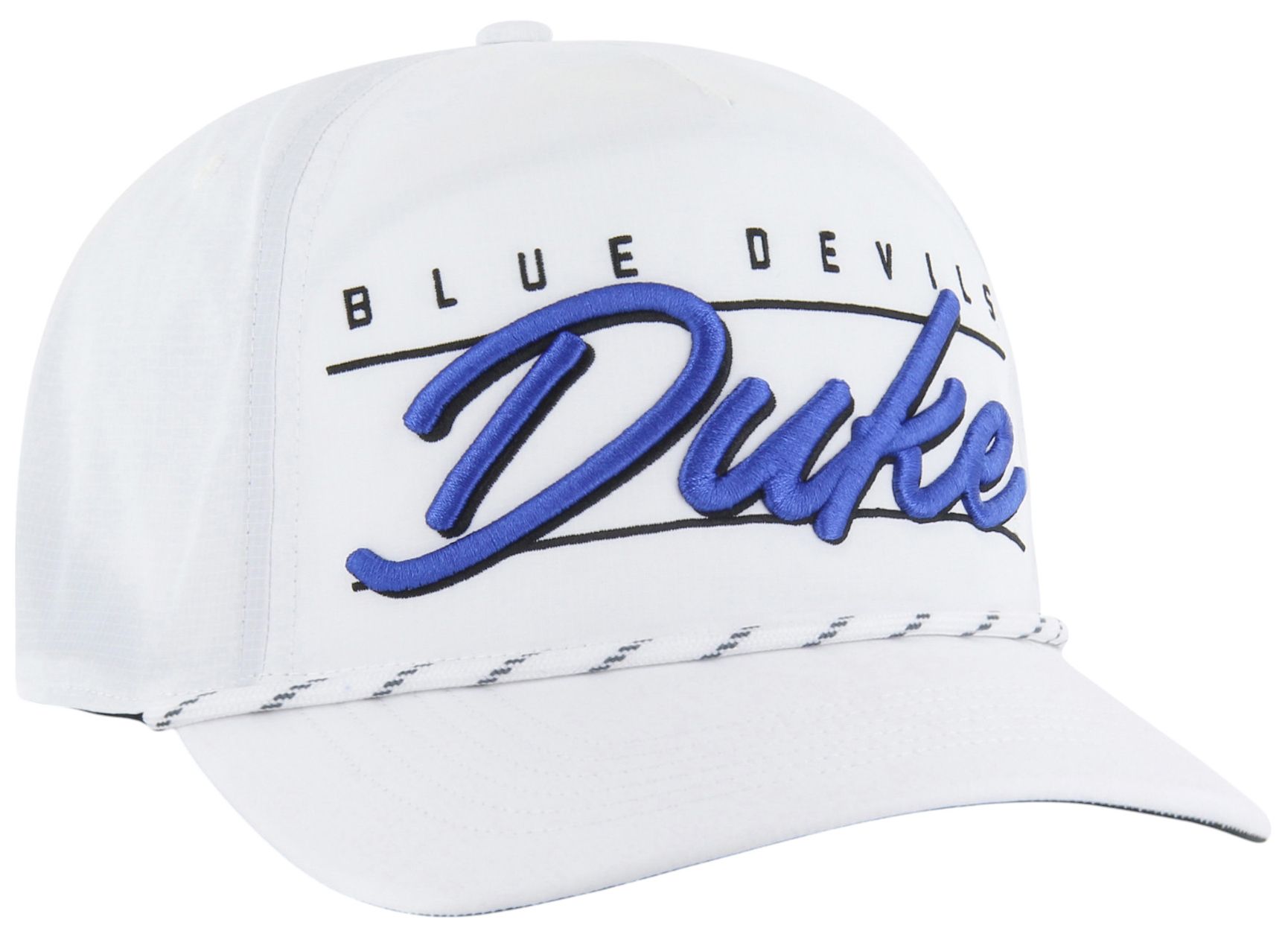 '47 Adult Duke Blue Devils White Condor Hitch Adjustable Hat product image