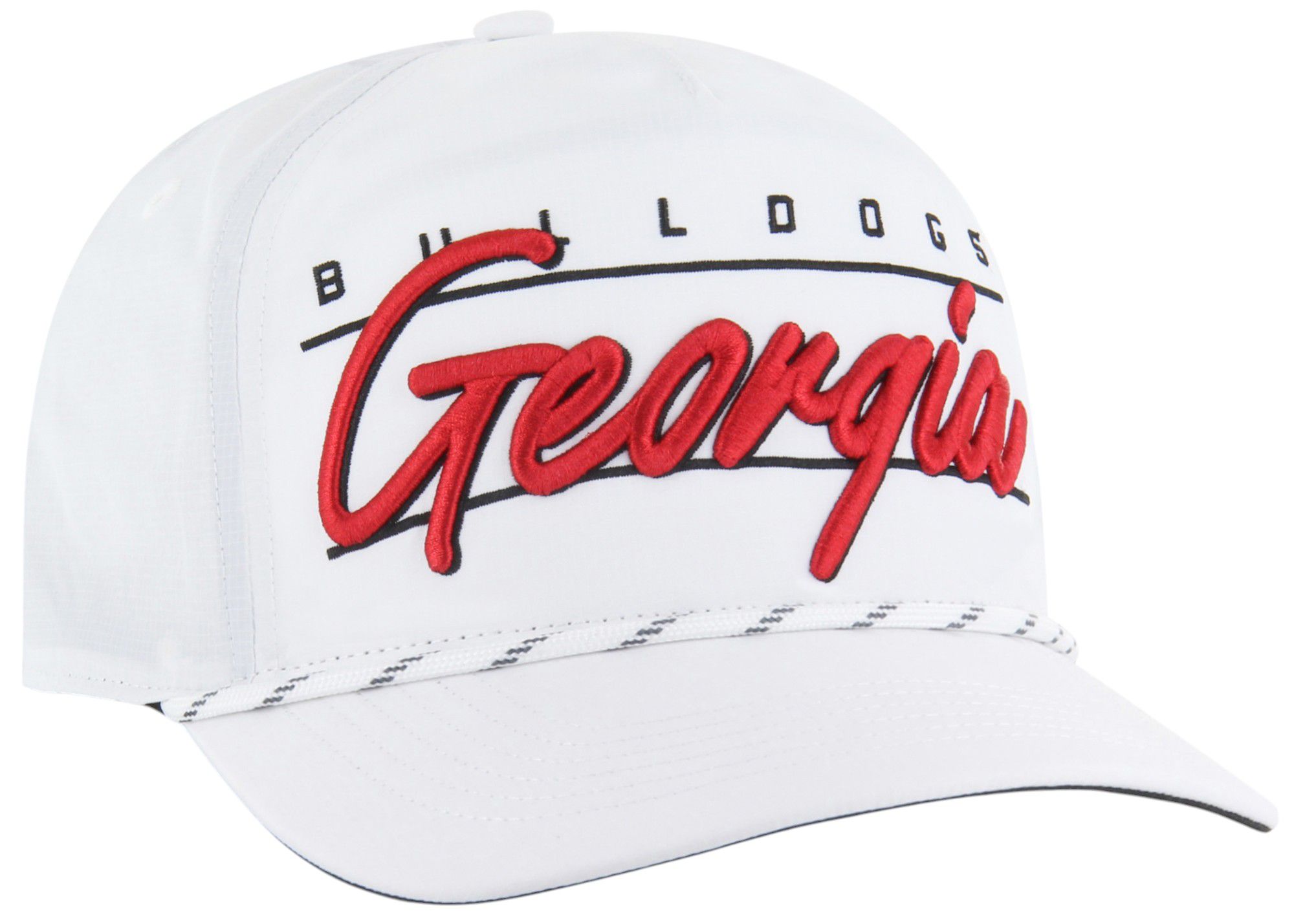 '47 Adult Georgia Bulldogs White Condor Hitch Adjustable Hat product image