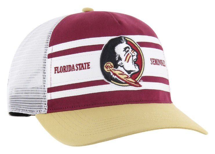 '47 Adult Florida State Seminoles Cardinal Super Stripe Hitch Adjustable Hat product image