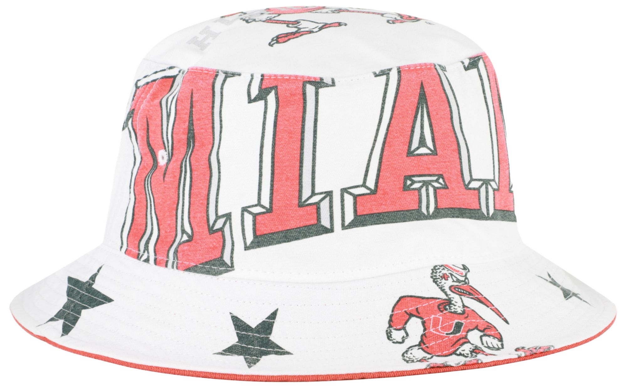 '47 Women's Miami Hurricanes White Energize Bucket Hat product image