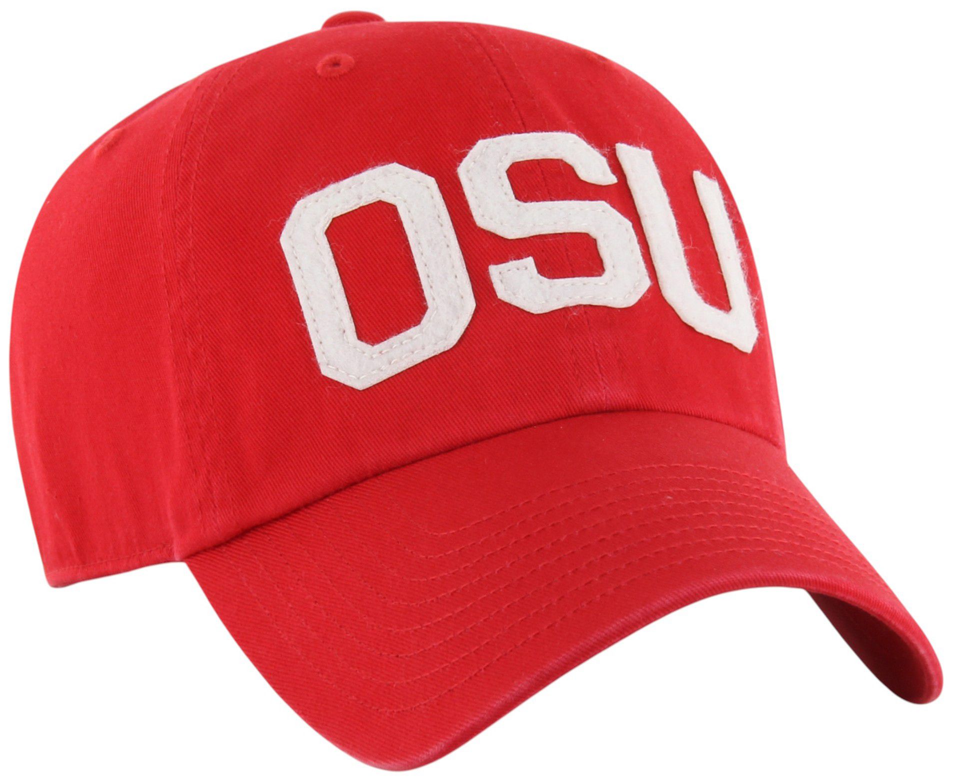 '47 Adult Ohio State Buckeyes Red Finley Clean Up Adjustable Hat product image