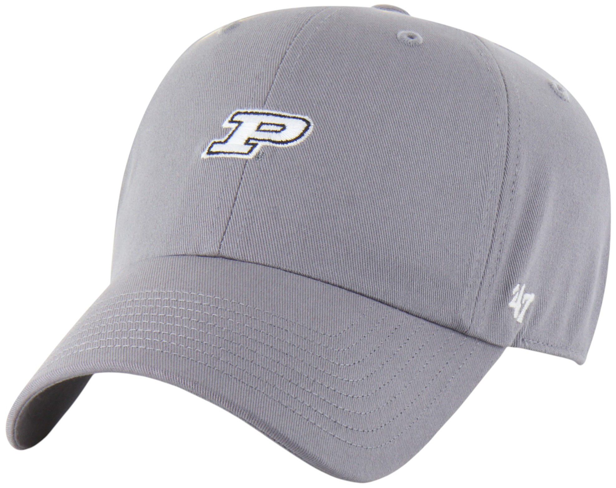 '47 Adult Purdue Boilermakers Wolf Grey Foundational Clean Up Adjustable Hat product image